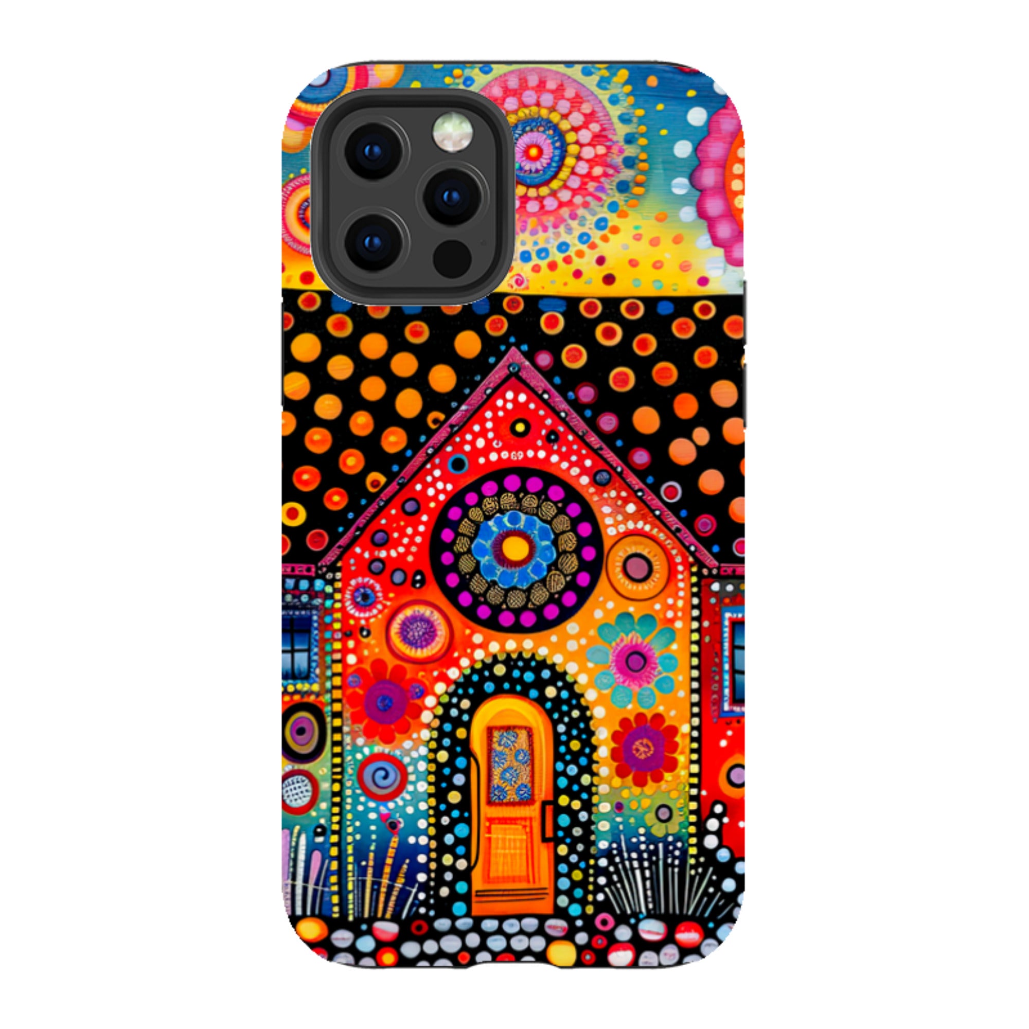 iPhone Case - Folk Art House IV