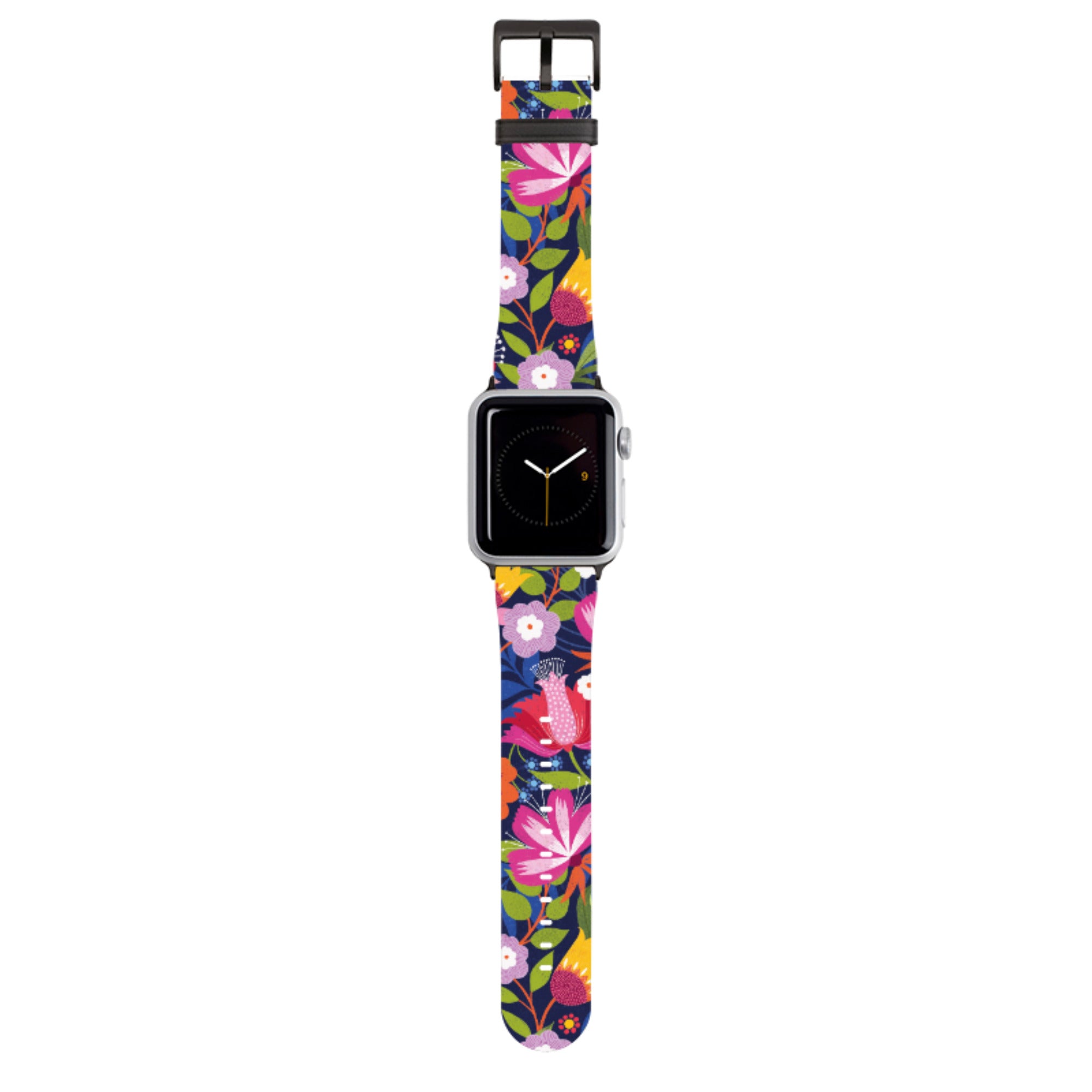 Midnight Garden II Apple Watch Strap By Ali Brookes