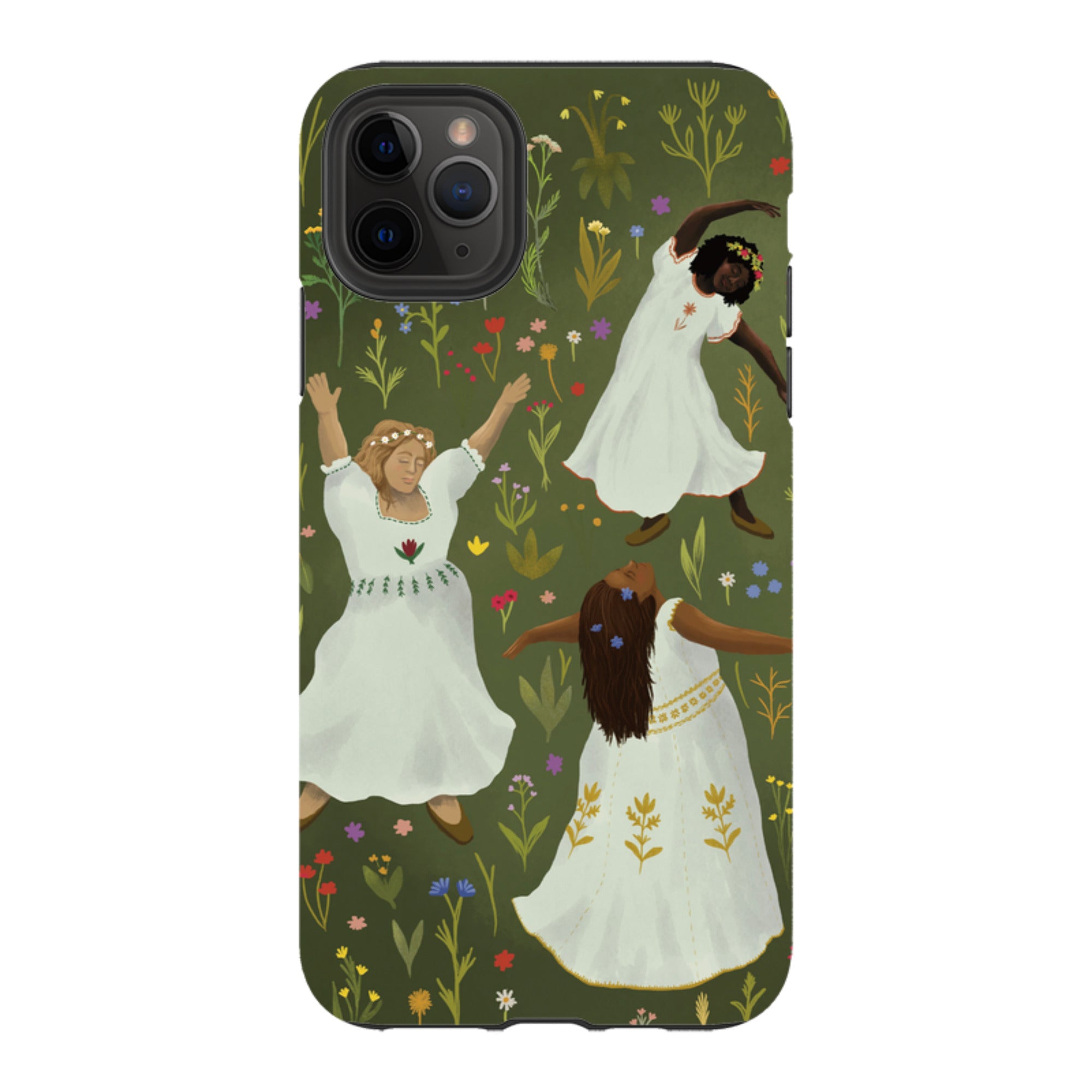iPhone Tough Case - Folk Dance By Anna Stead
