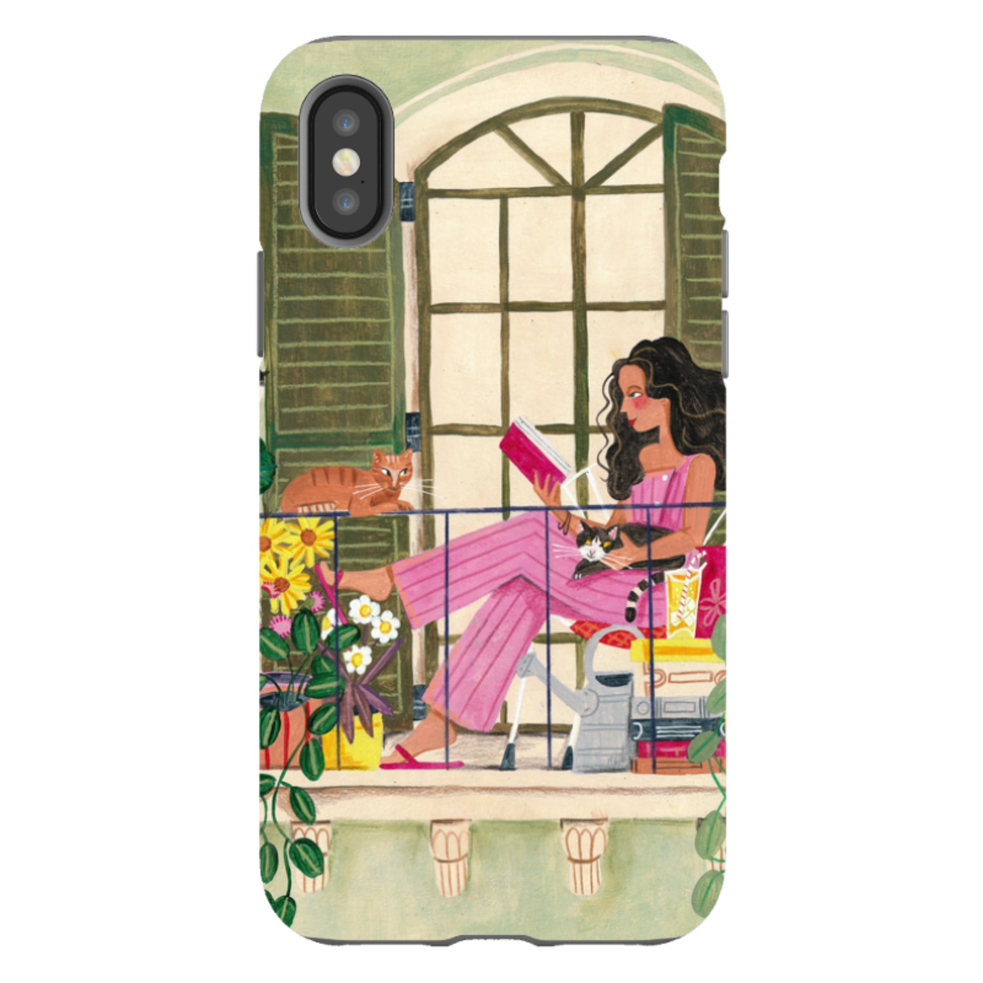 iPhone Tough Case - Balcony By Caroline Bonne Muller