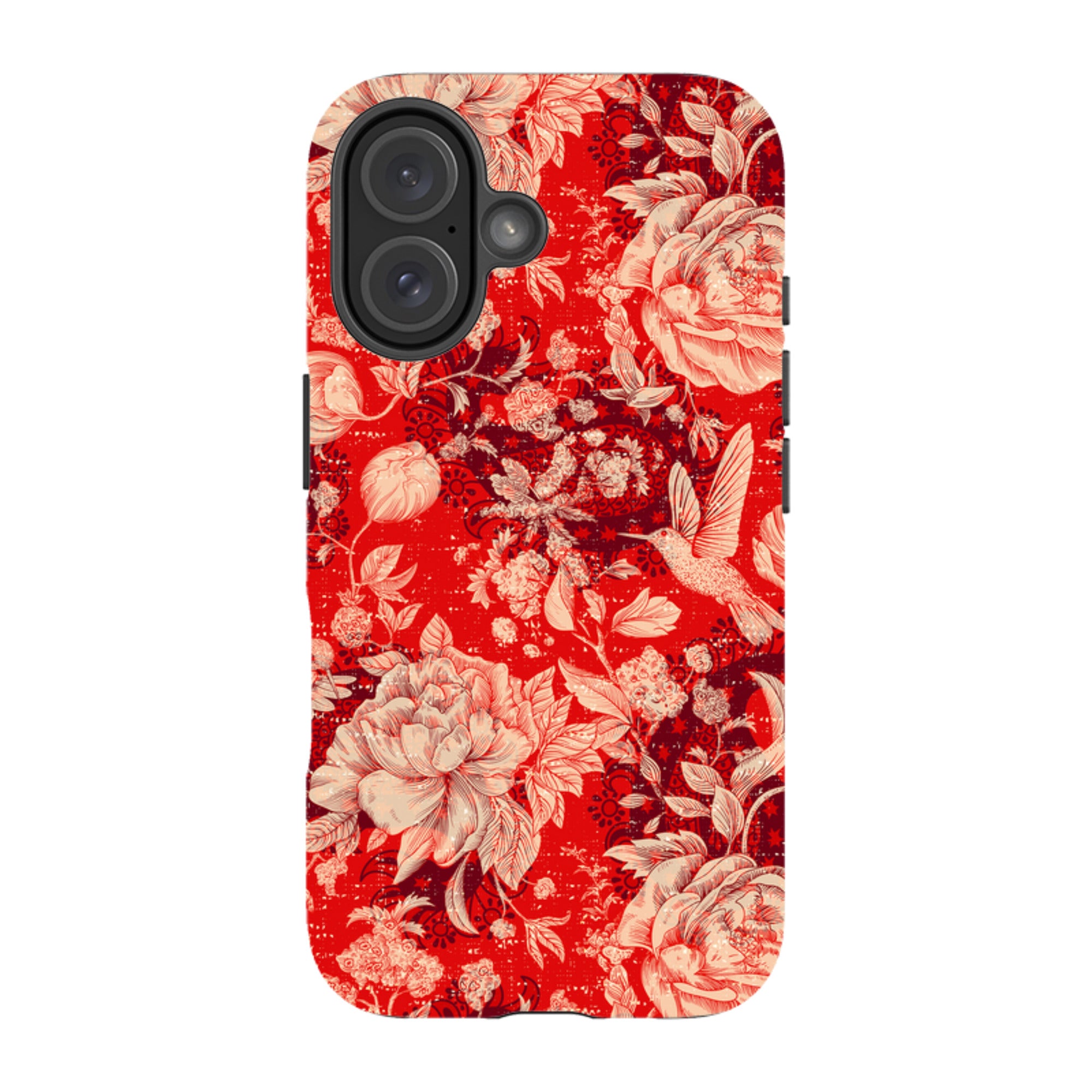 iPhone Tough Case - Red Peonies