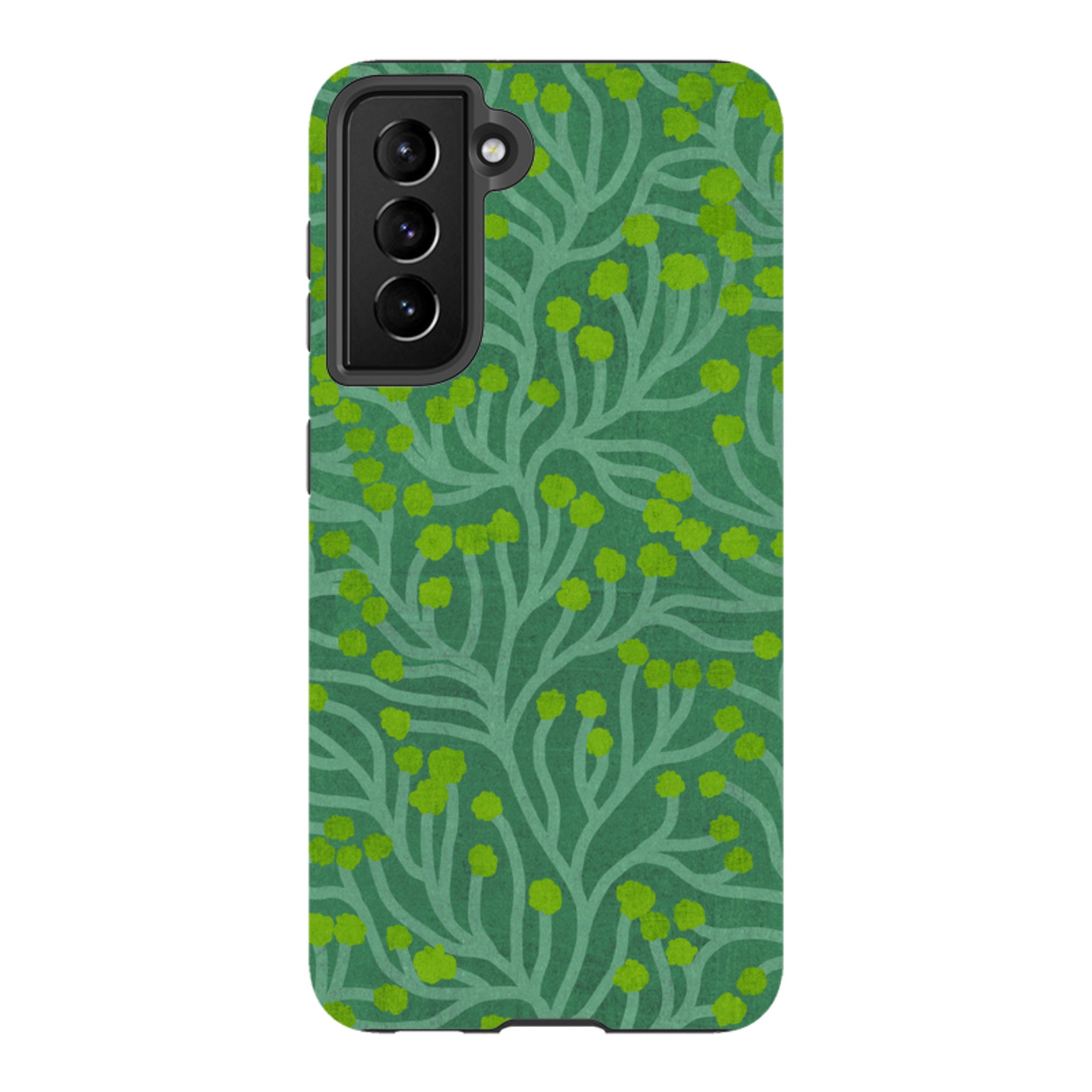 Samsung Tough Case - Vine Green And Teal By Katherine Quinn