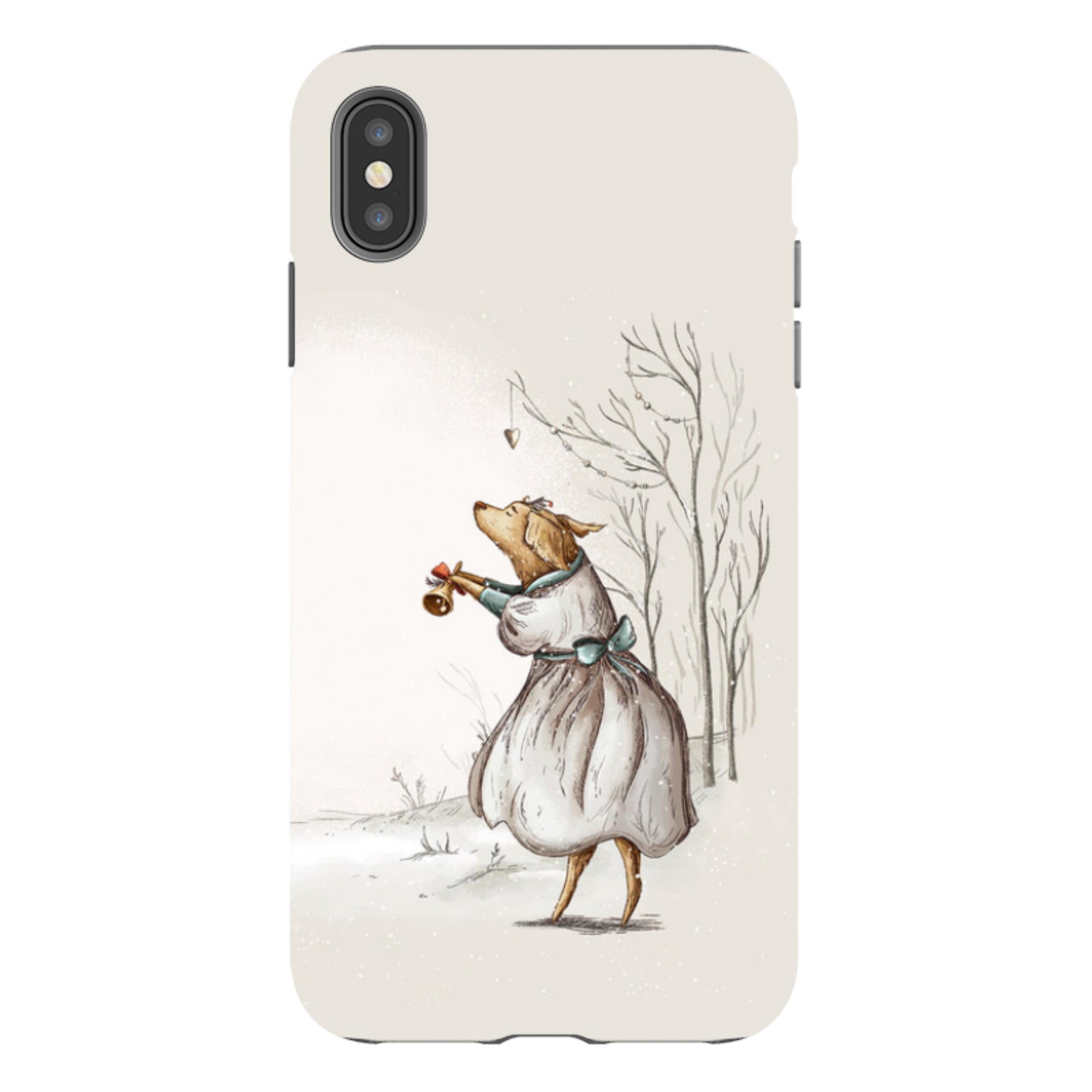 iPhone Tough Case - Lady Xmas