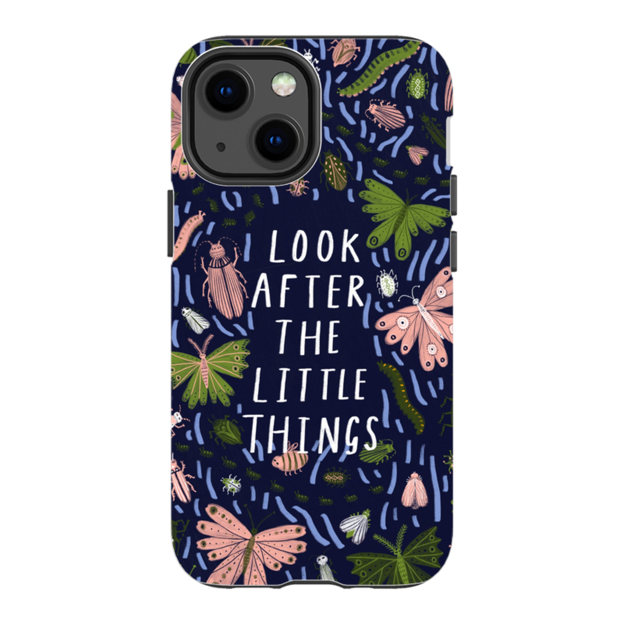 iPhone Tough Case - Little Things Blue By Lee Foster Wilson