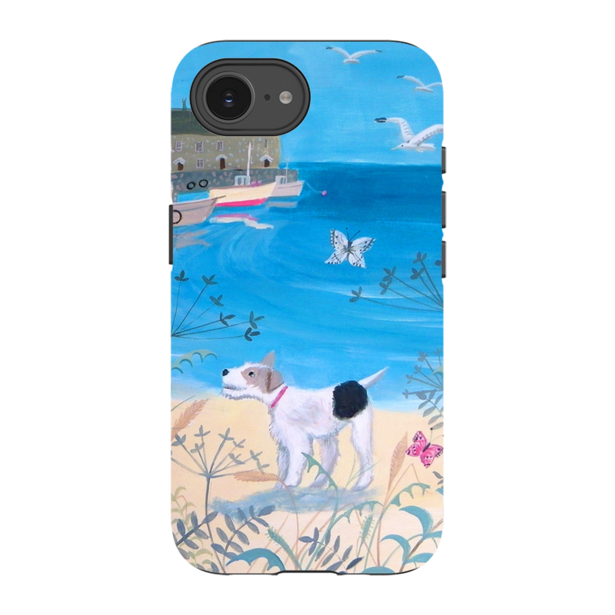 iPhone Tough Case - Seaside Dog By Mary Stubberfield