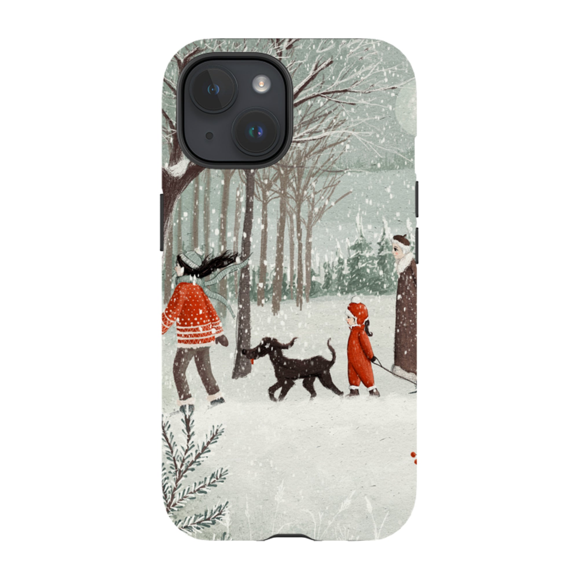 iPhone MagSafe Tough Case -  Winter Walk By Maja Lindberg