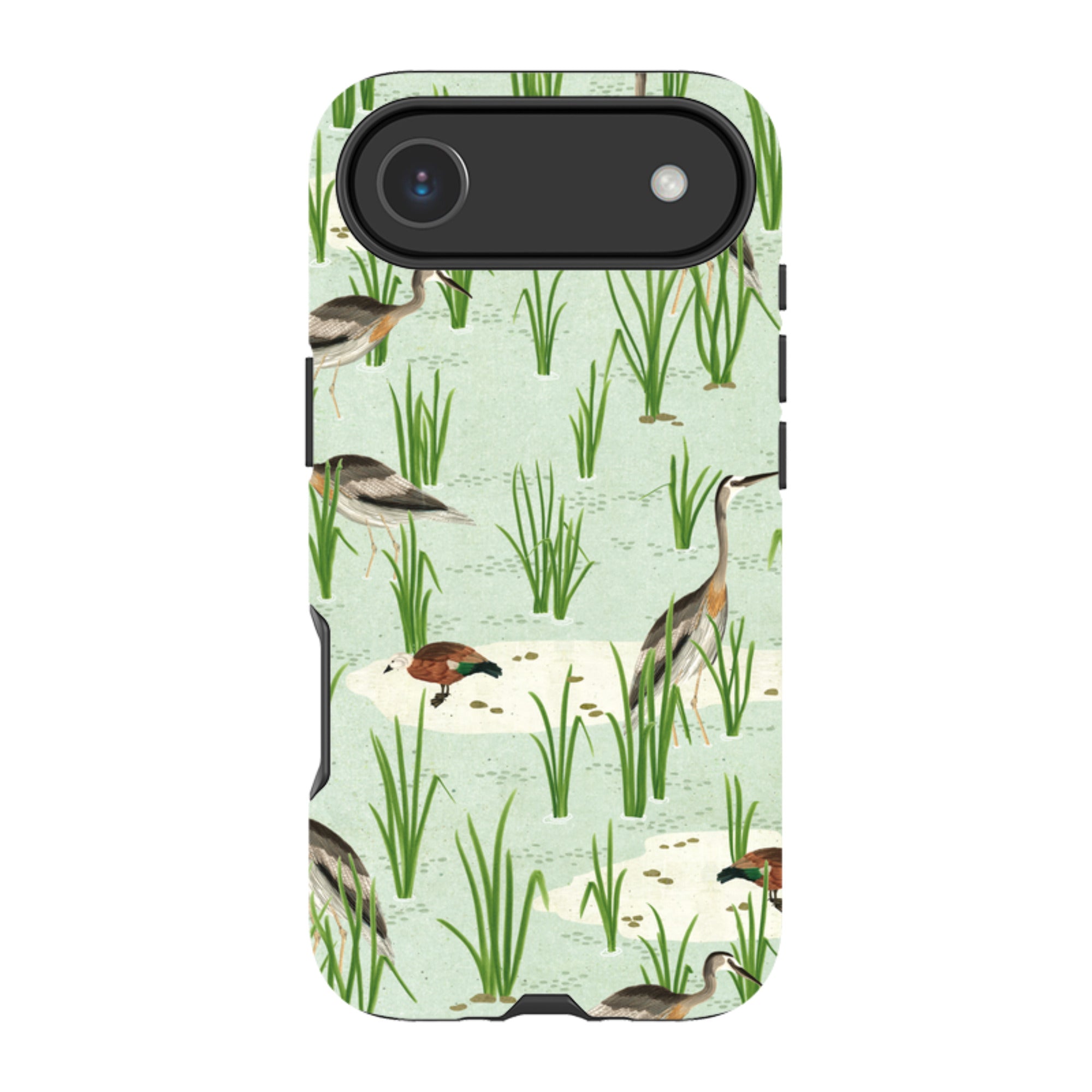 iPhone Tough Case - Wet Lands By Katherine Quinn