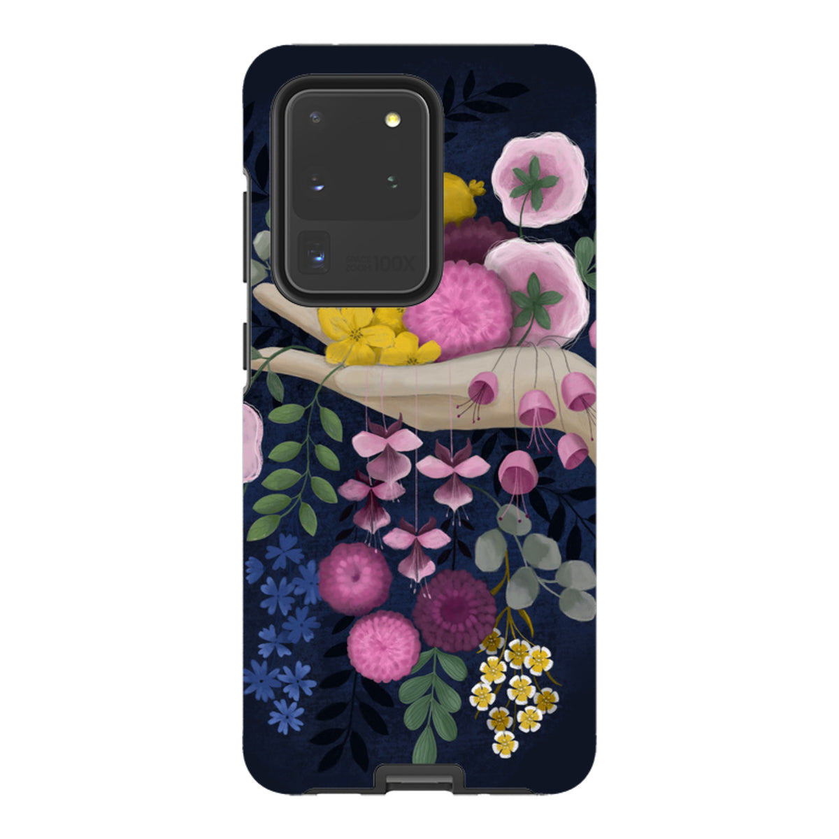 Samsung Tough Case - Flower Hand By Bex Parkin