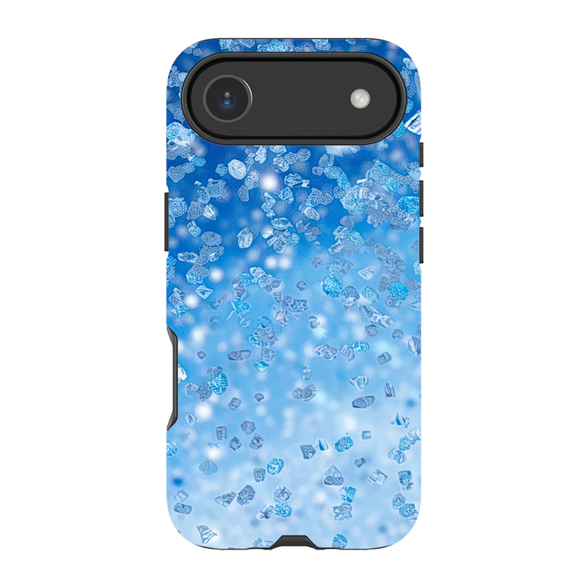 iPhone MagSafe Tough Case - Blue Glitter (case does not glitter)