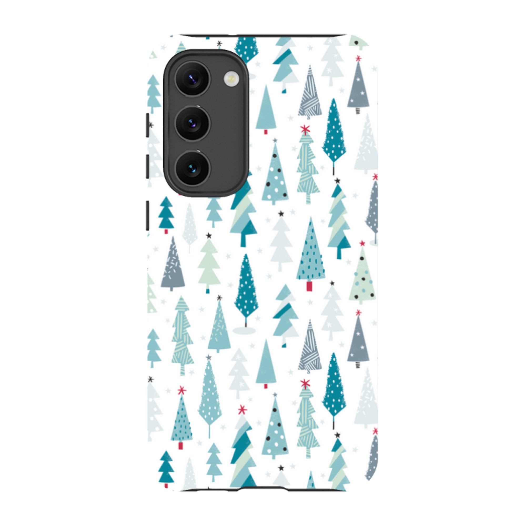 Samsung Tough Case - Little Xmas Trees By Ali Brookes
