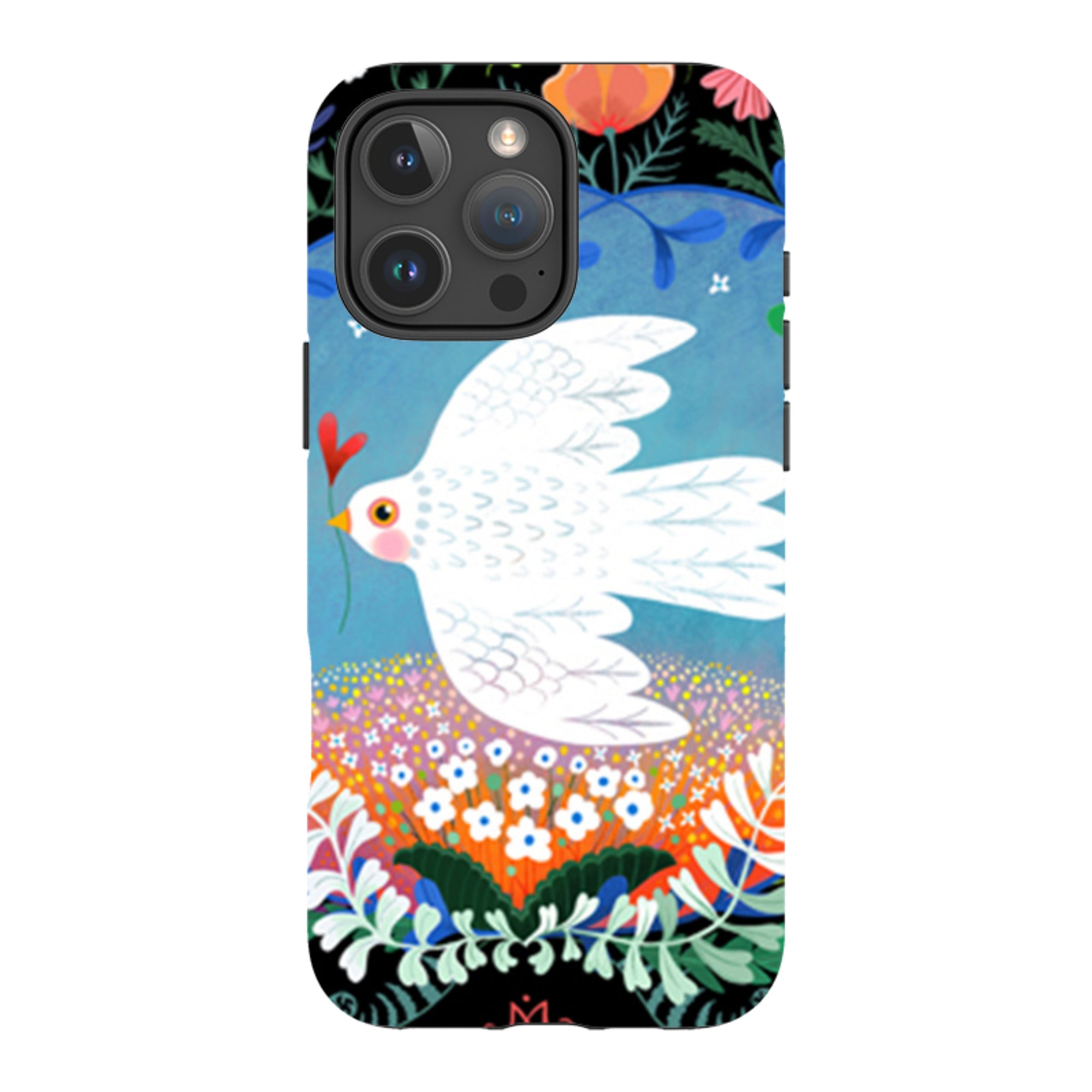 iPhone Tough Case - Peacebird By Mia Underwood