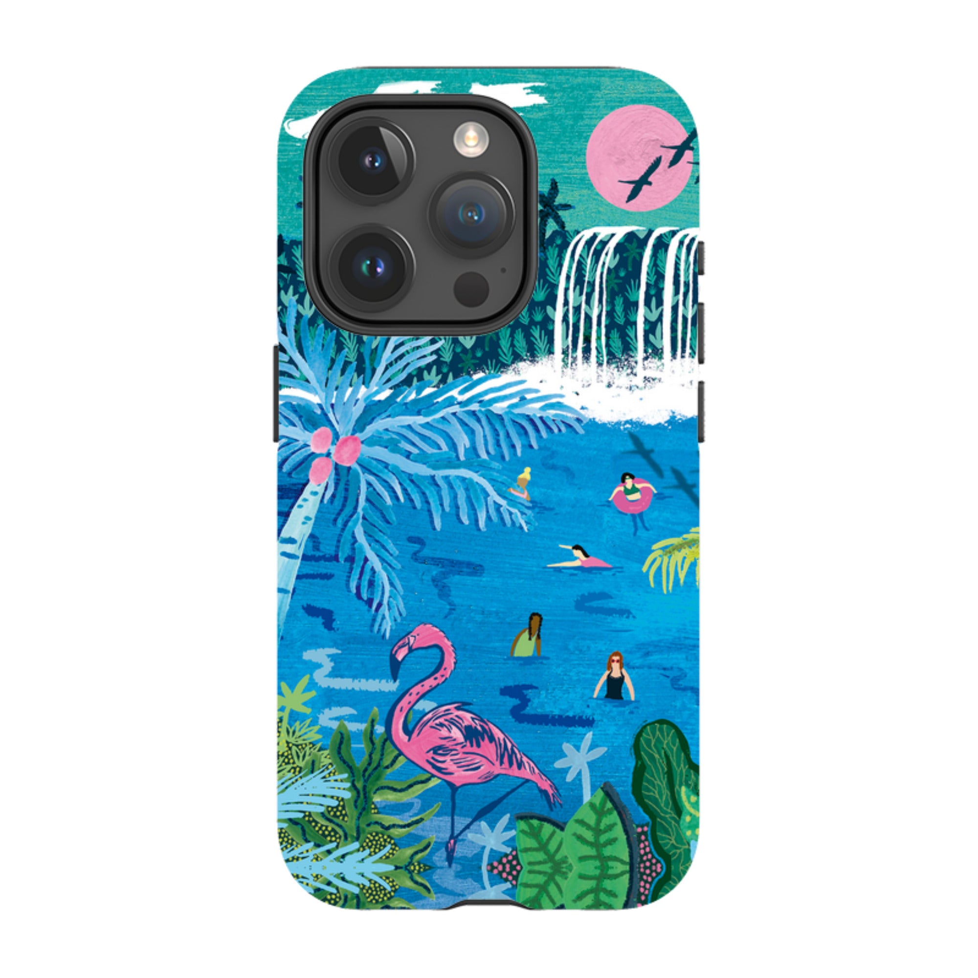 iPhone MagSafe Tough Case - Palm Pool By Emma Frances Grant
