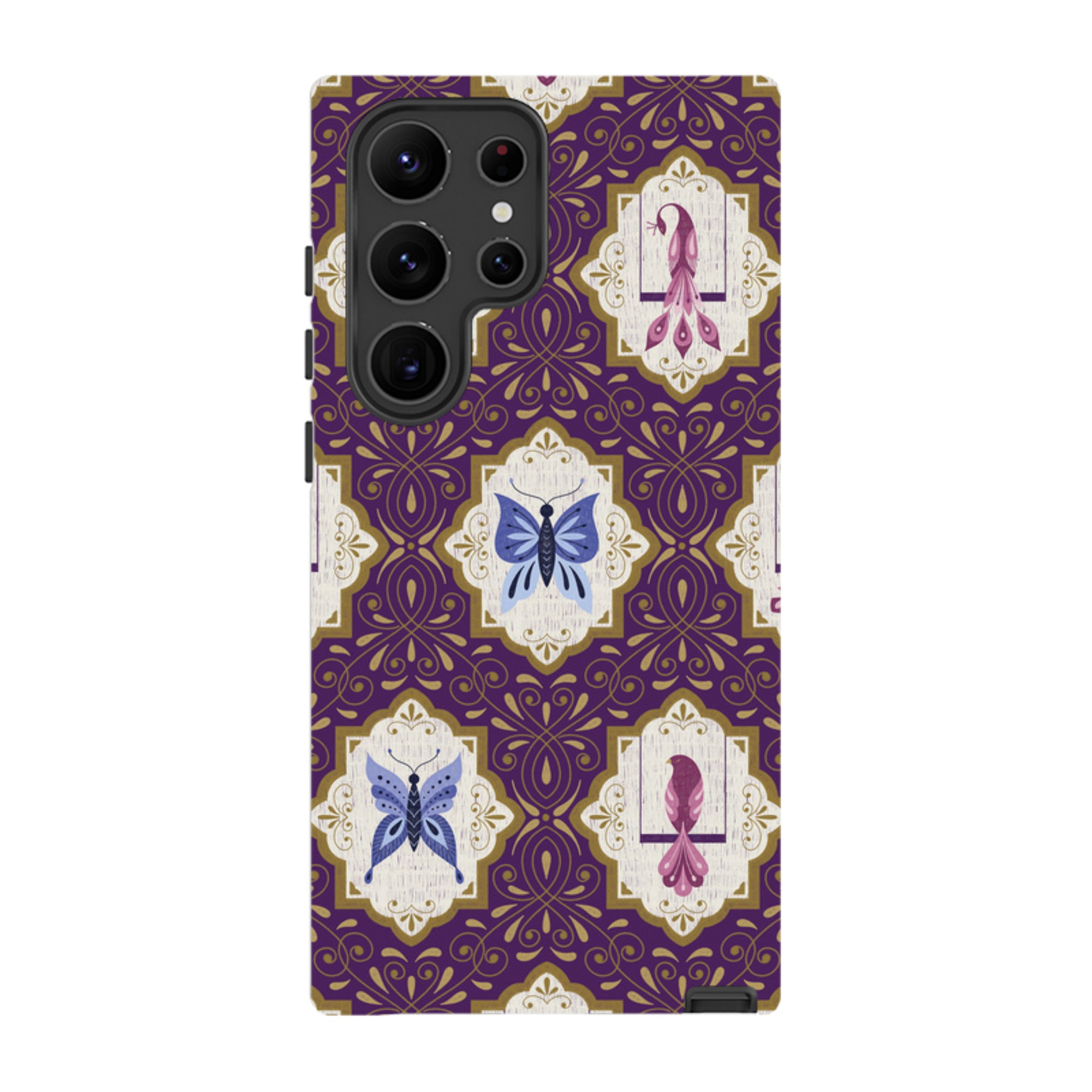 Samsung Tough Case - Wingframes Purple By Jenny Zemanek