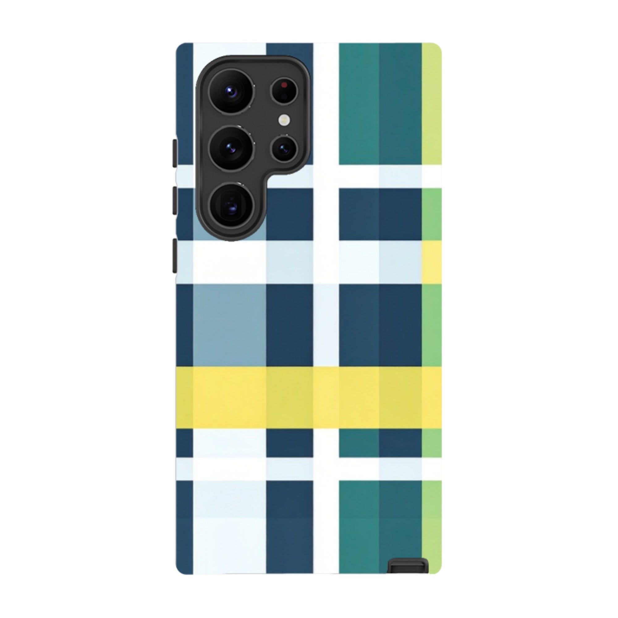 Samsung Tough Case -Forest Gingham