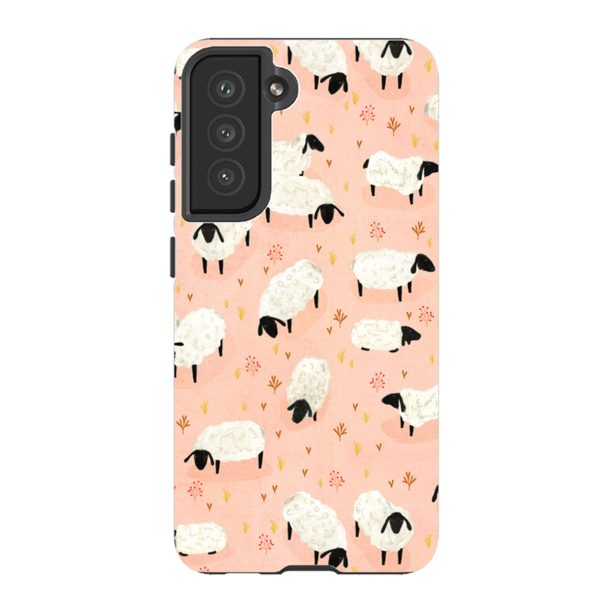 Samsung Tough Case - Sheep Pink By Katherine Quinn