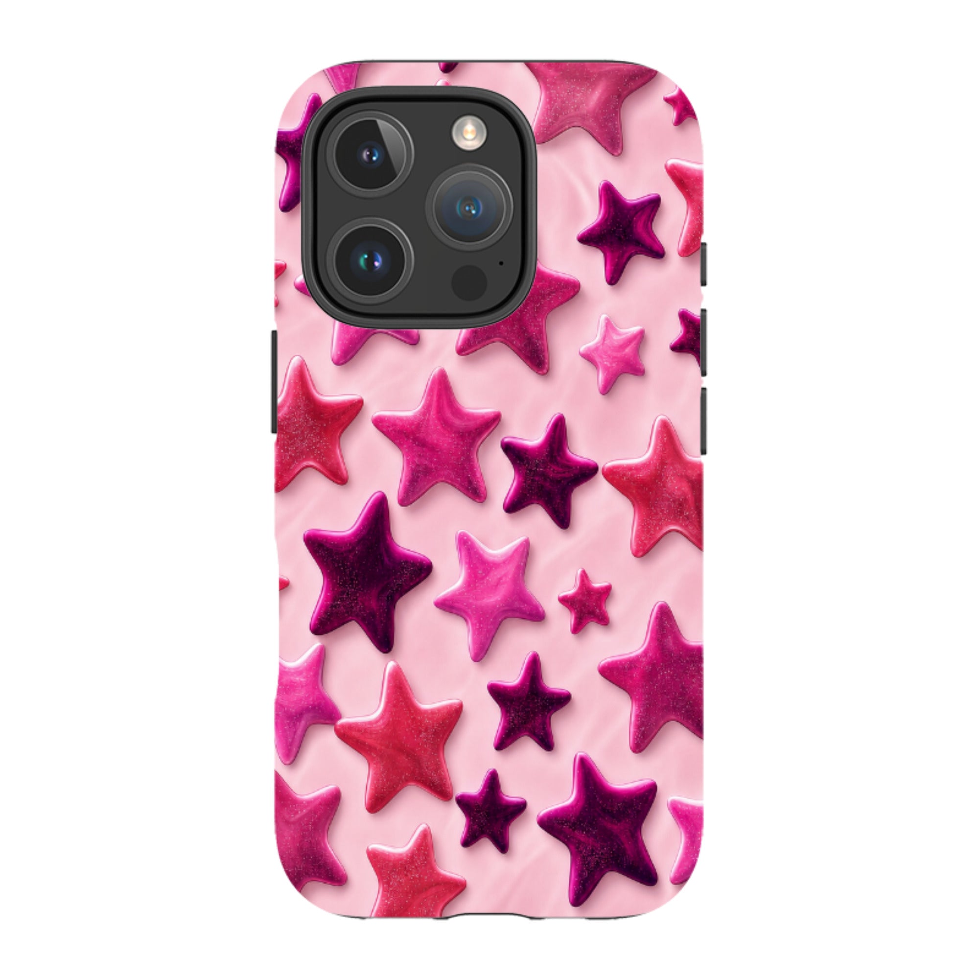 iPhone Tough Case - Fuchsia Star