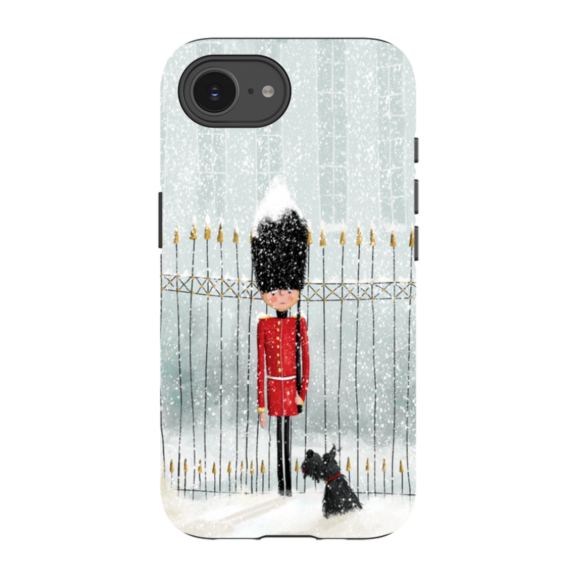 iPhone Tough Case - London In Snow By Maja Lindberg