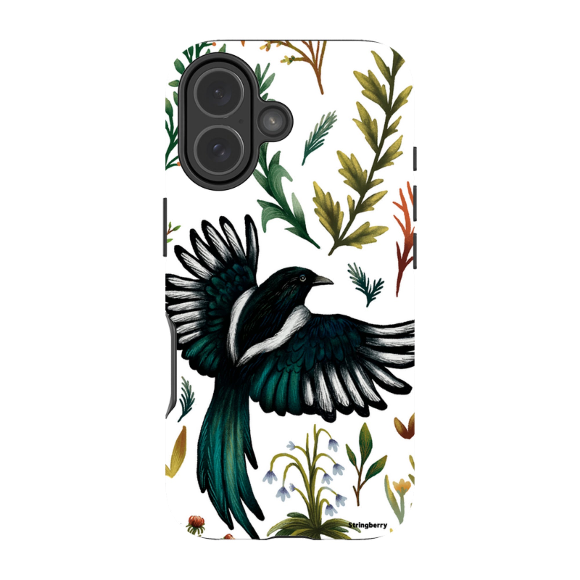 iPhone Tough Case - Magpie By Anna Stead