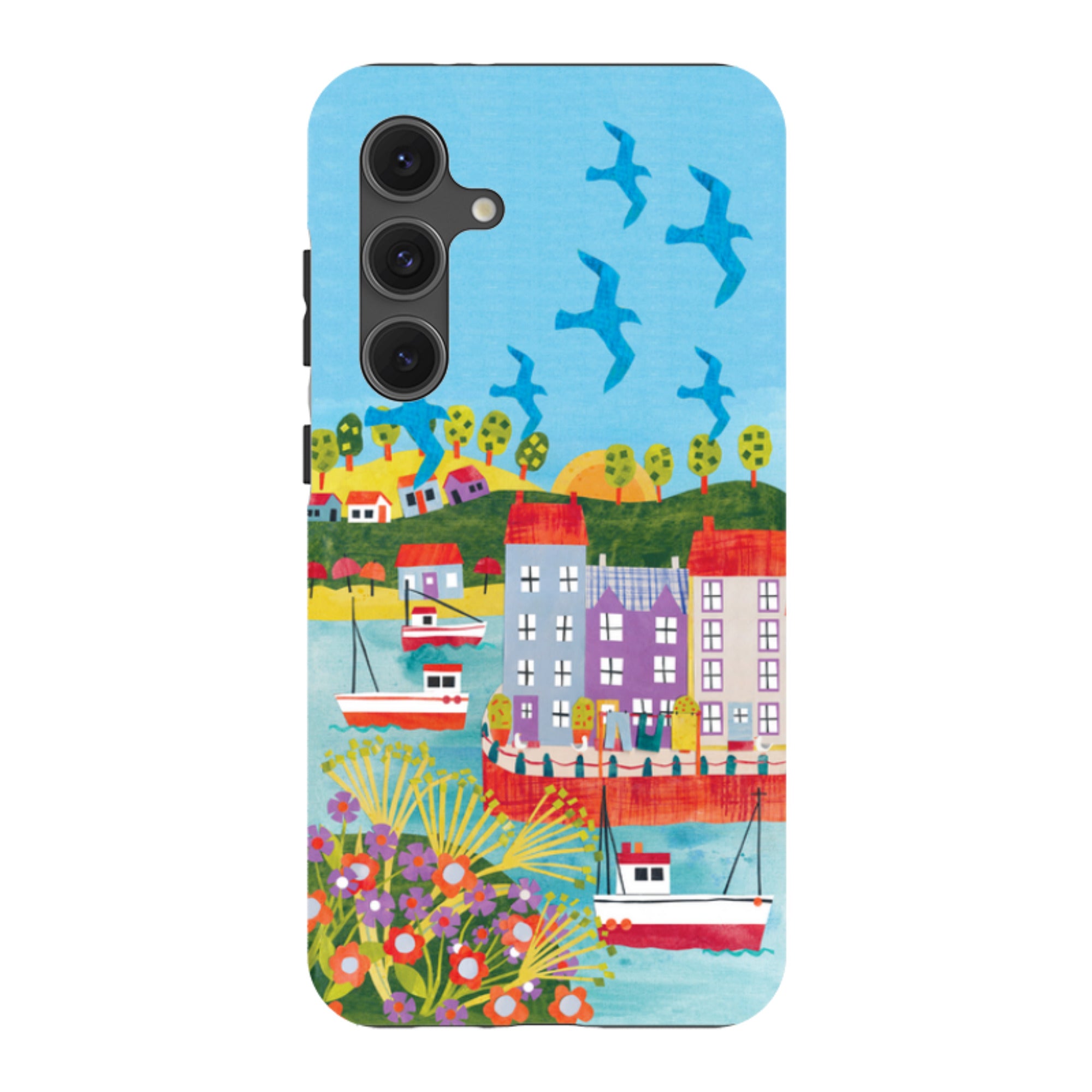 Samsung Tough  Case - Harbour Side By Tracey English