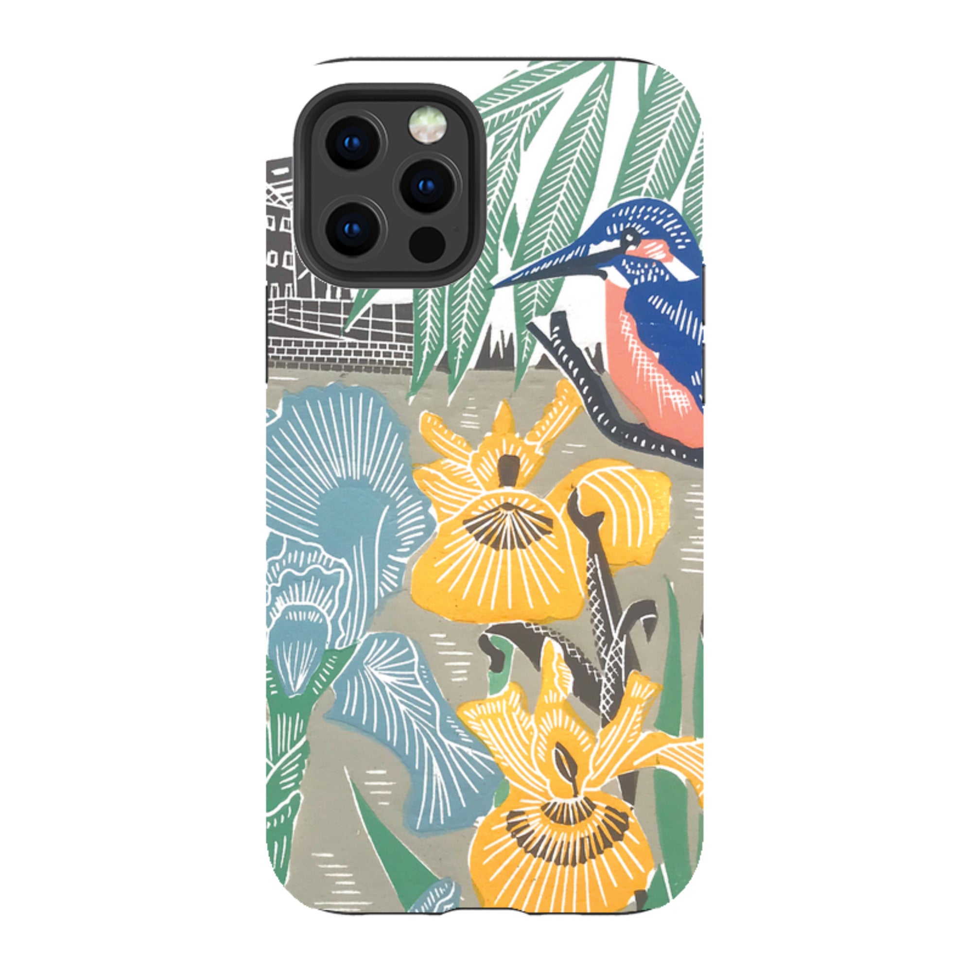 iPhone Tough Case - Kingfisher At The Mill By Kate Heiss