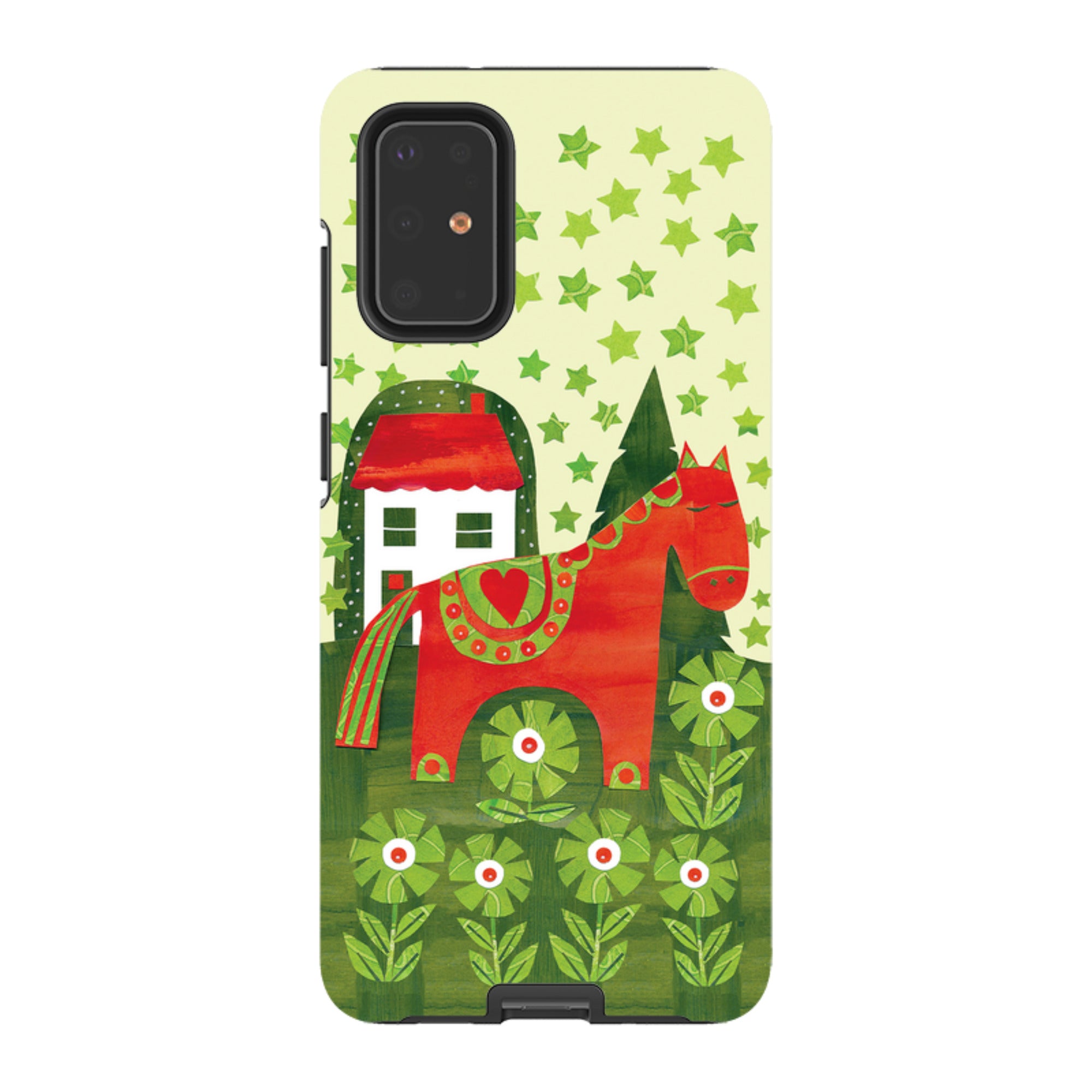 Samsung Tough Case - Red Dala Horse By Tracey English