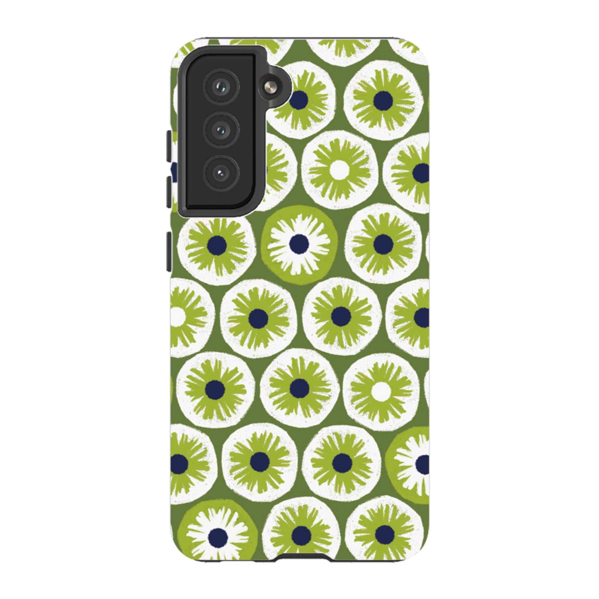 Samsung Tough Case - Penny Flowers Green By Ali Brookes