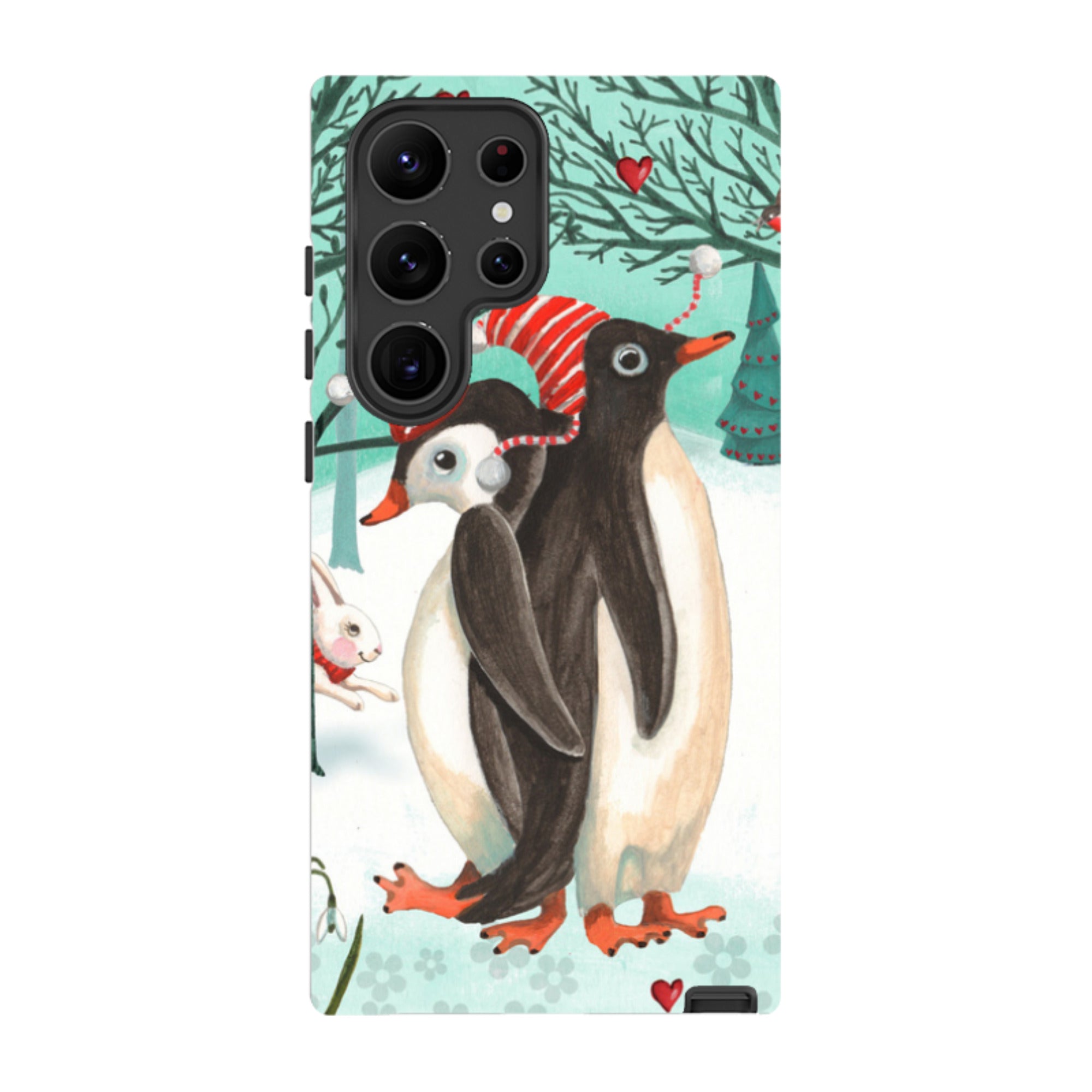 Samsung Tough Case - Winter Together By Caroline Bonne Muller