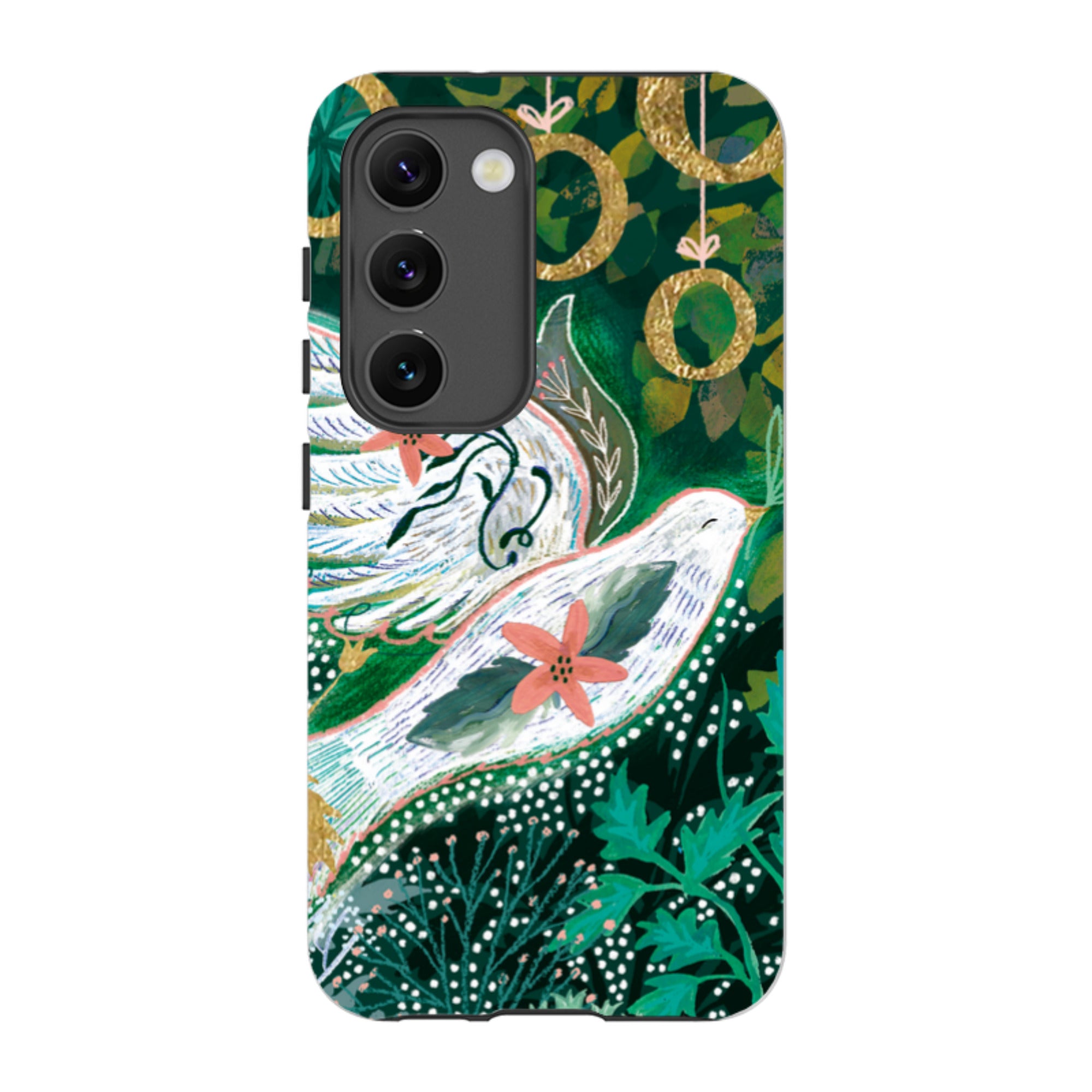 Samsung Tough Case - Gold Rings By Emma Frances Grant
