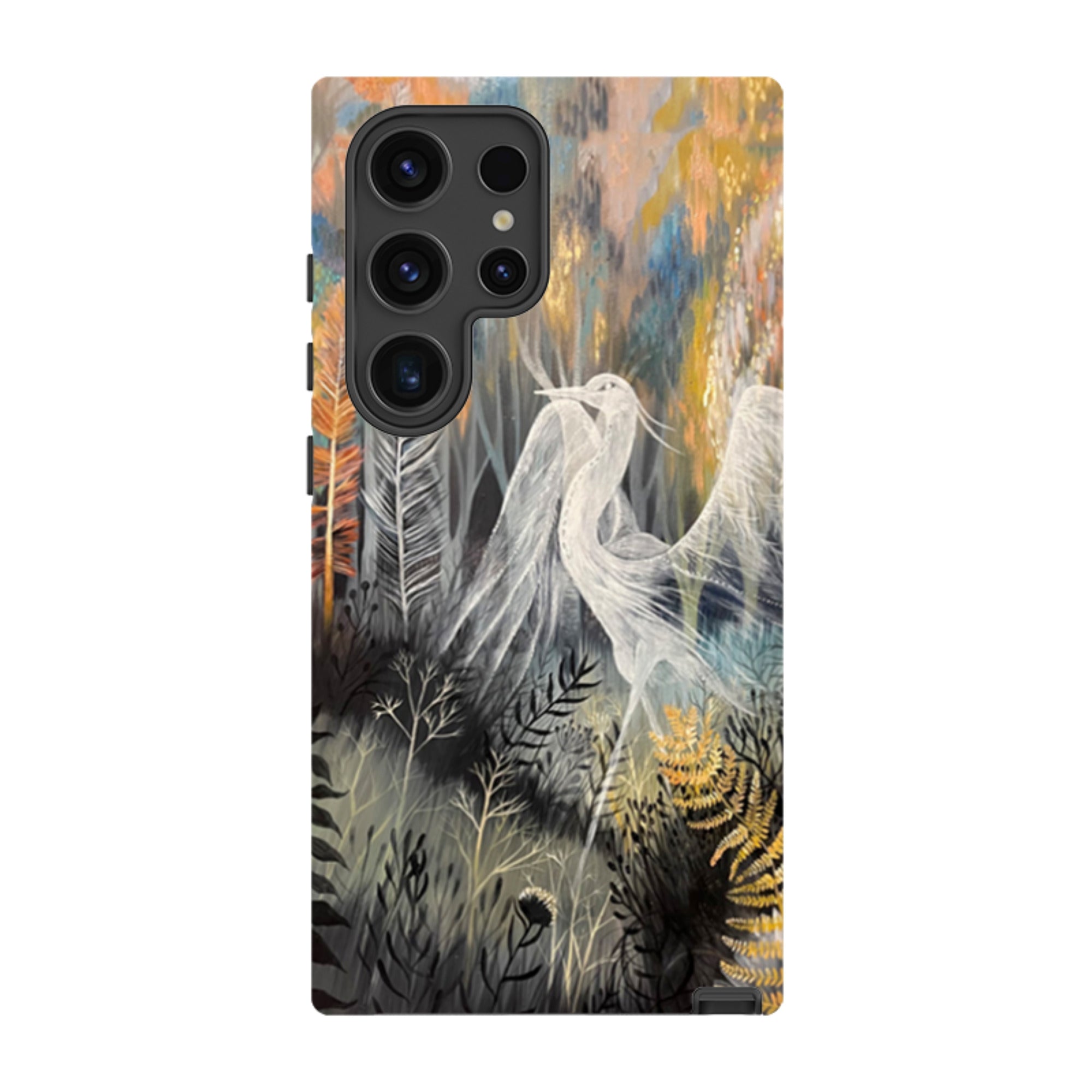 Samsung Tough Case - Ghost Heron By Mia Underwood