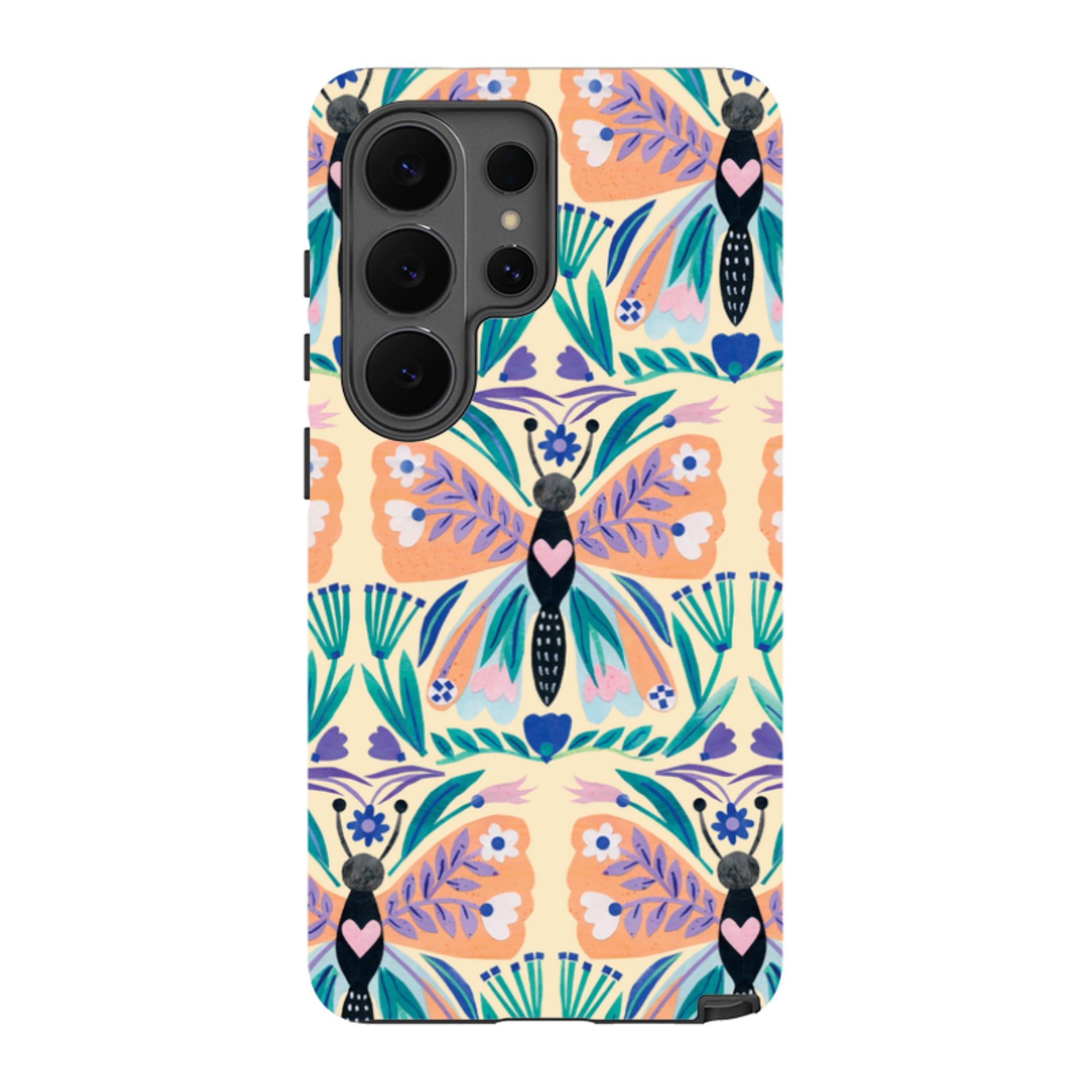 Samsung Tough Case - All Over Butterfly By Tracey English