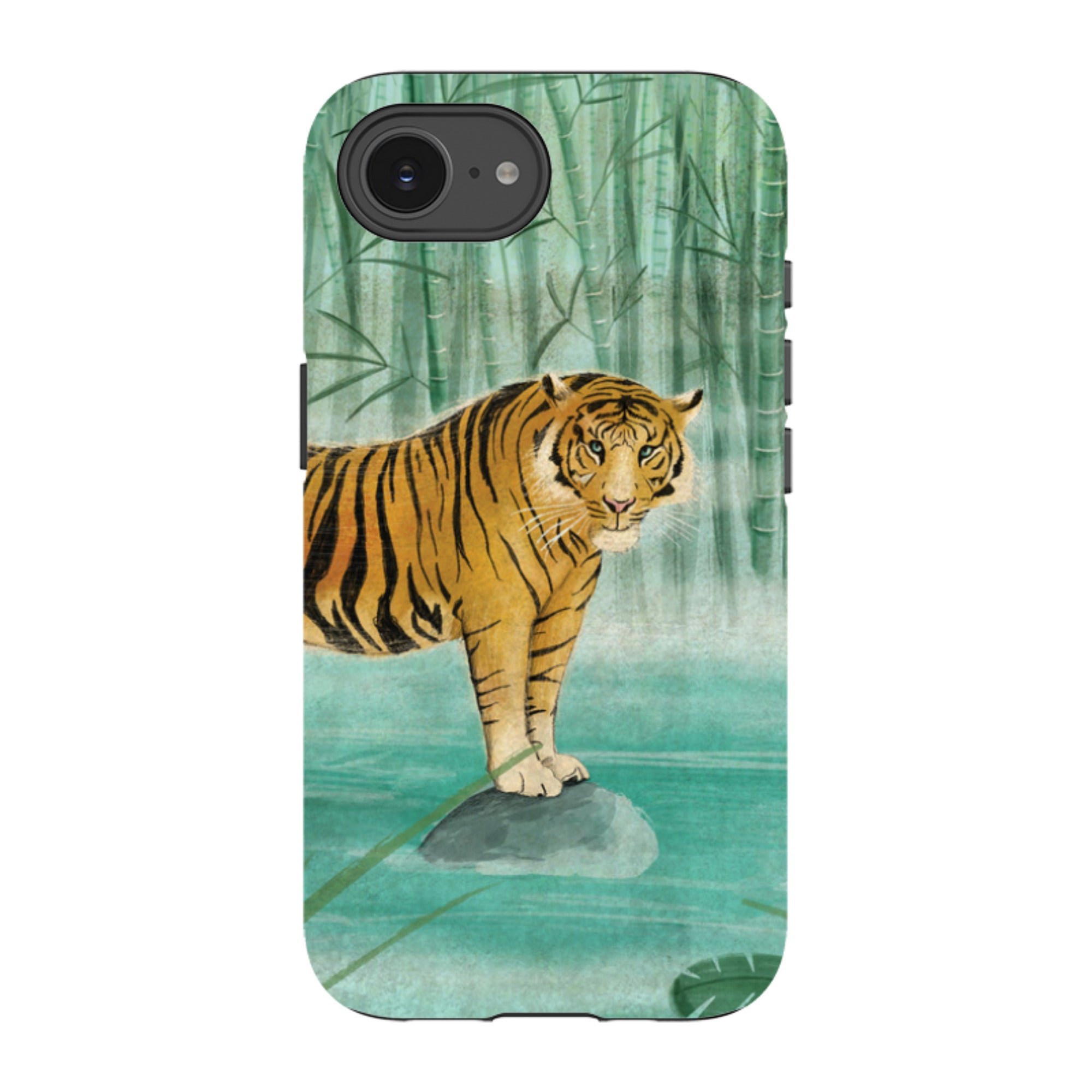 iPhone Tough Case - Tiger By Maja Lindberg
