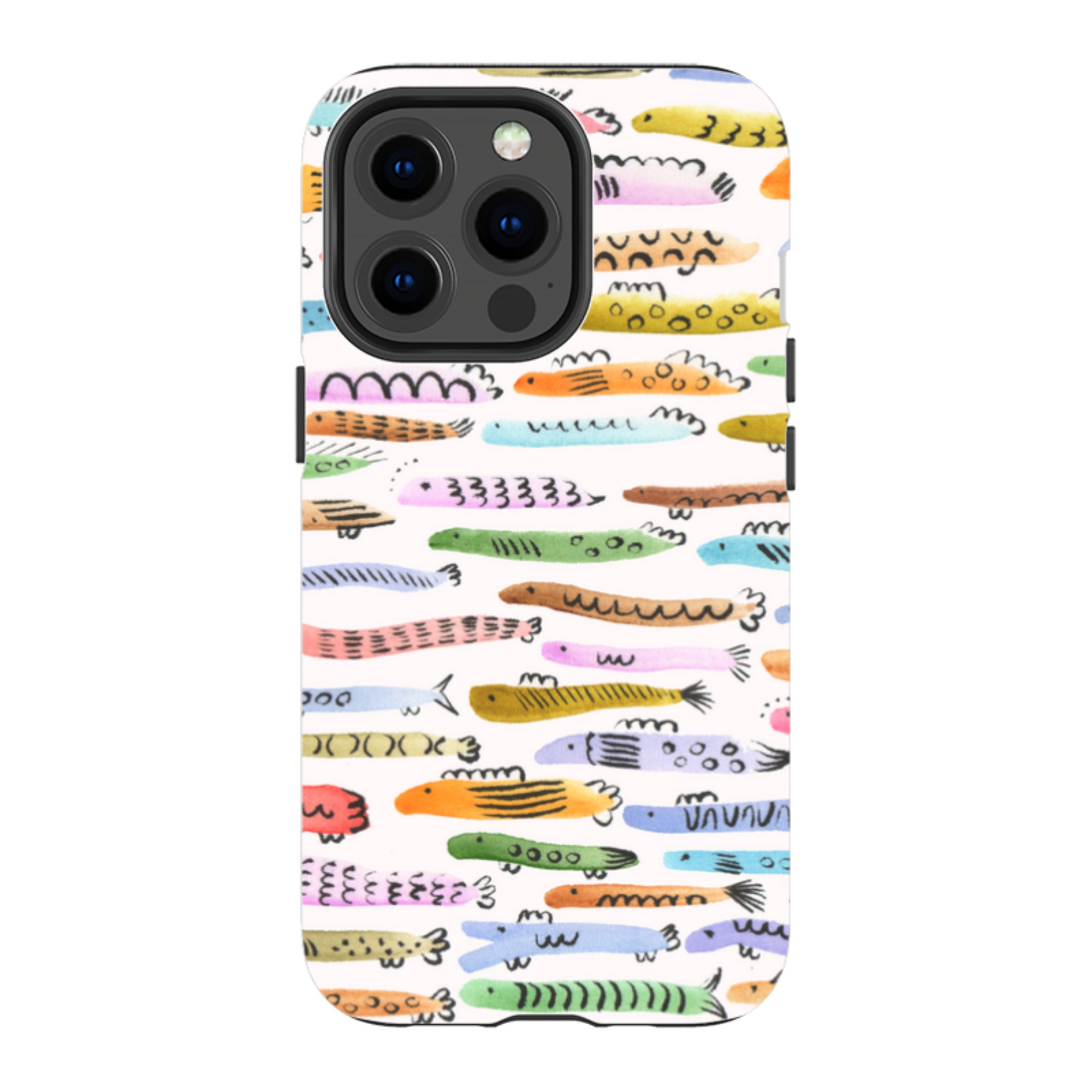 iPhone Tough Case - Colourful Fishes By Gabriela Larios