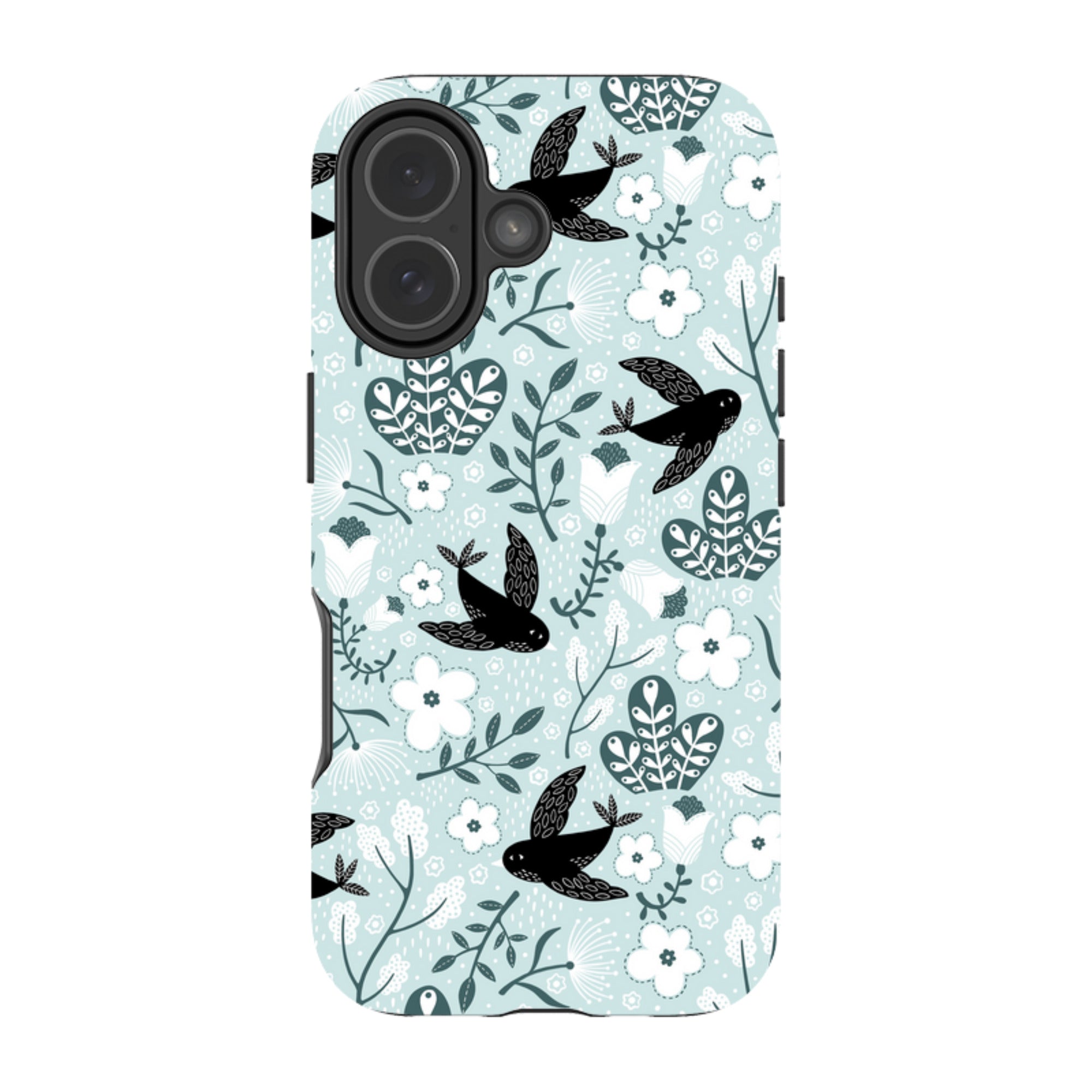 iPhone MagSafe Tough Case -  Black Birds By Suzy Taylor