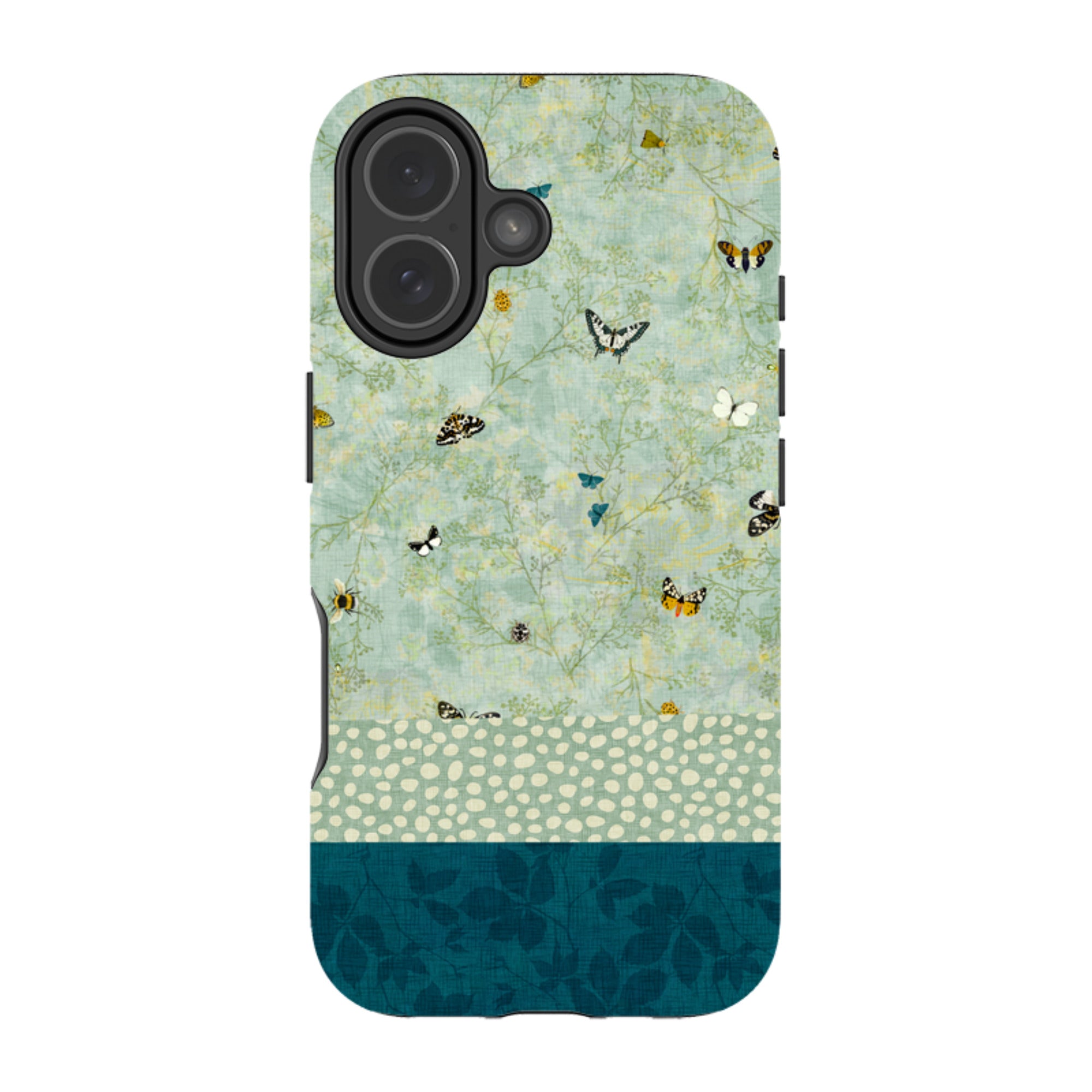 iPhone MagSafe Tough Case - Chinoiserie Garden Soft Sage 2 By Katherine Quinn