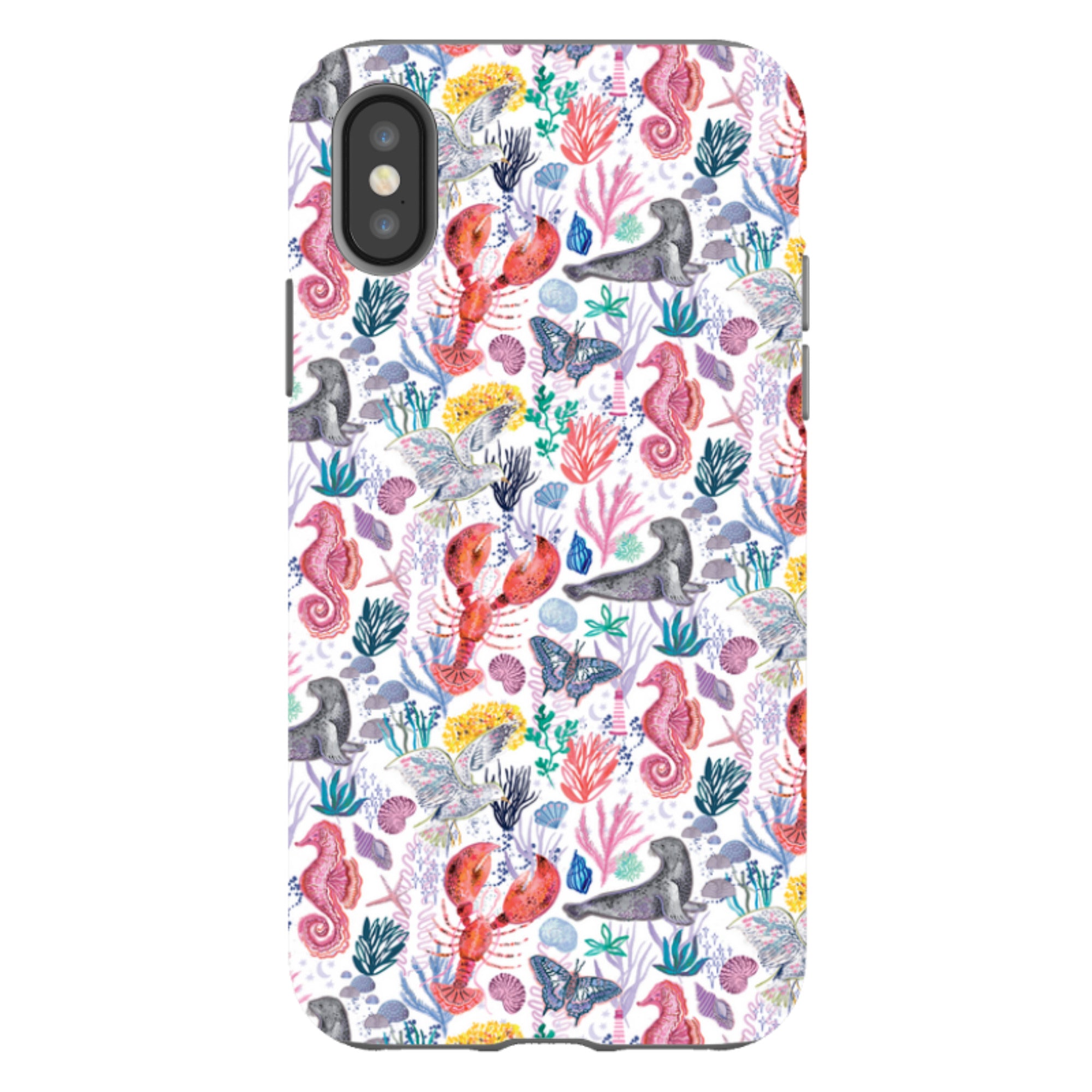 iPhone Case - Coastline Pattern-B By Emma Frances Grant