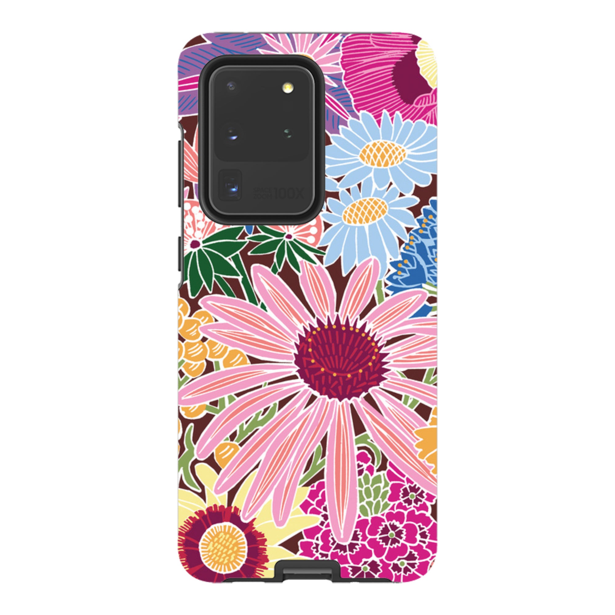 Samsung Tough Case - Jigsaw Floral 1 By kate Heiss