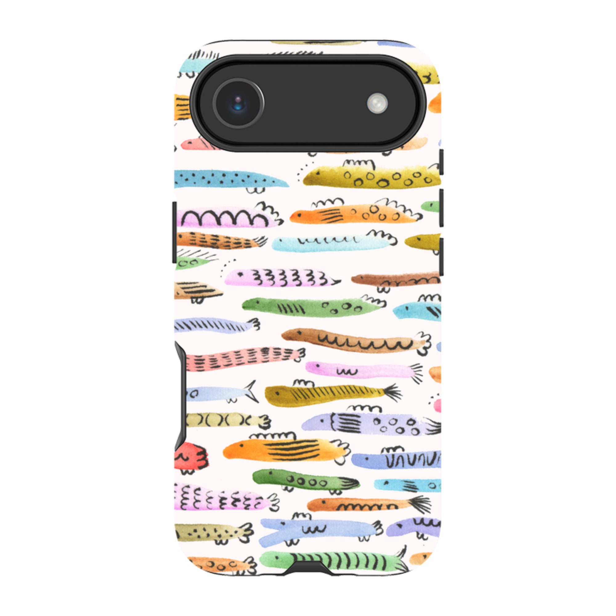 iPhone Tough Case - Colourful Fishes By Gabriela Larios