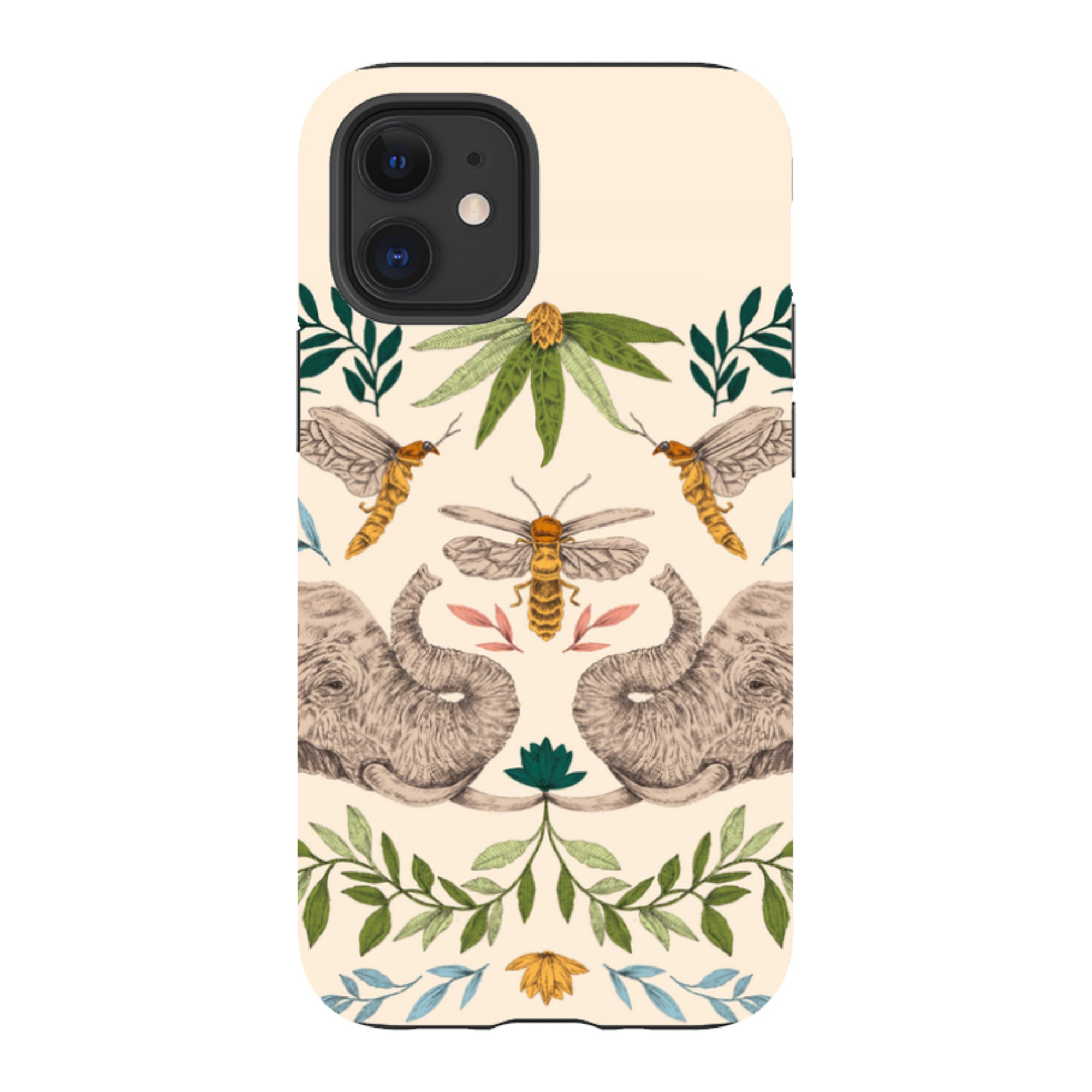 iPhone Tough Case - Elephant Firefly By Jade Mosinski