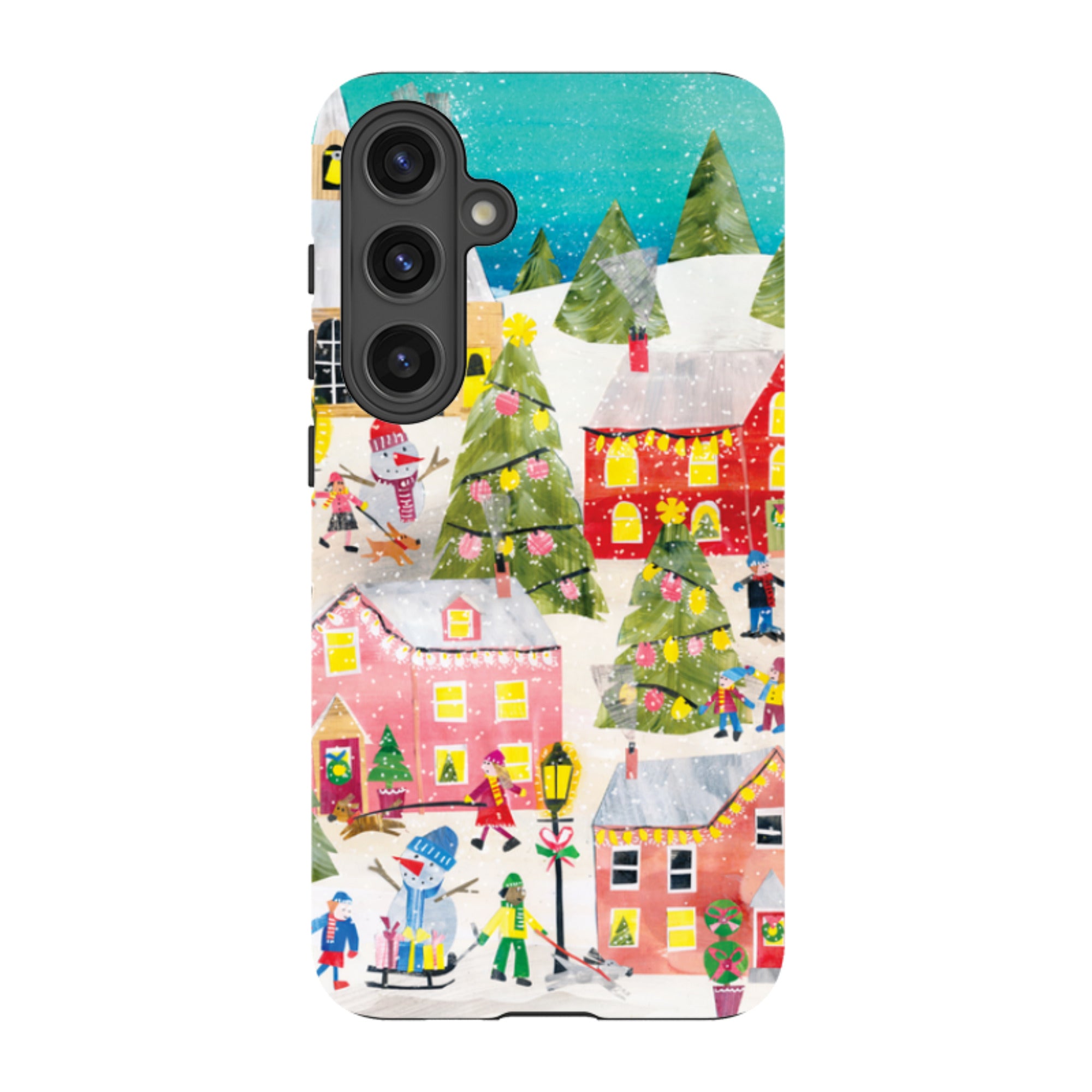 Samsung Tough Case - Winter Village By Tracey English