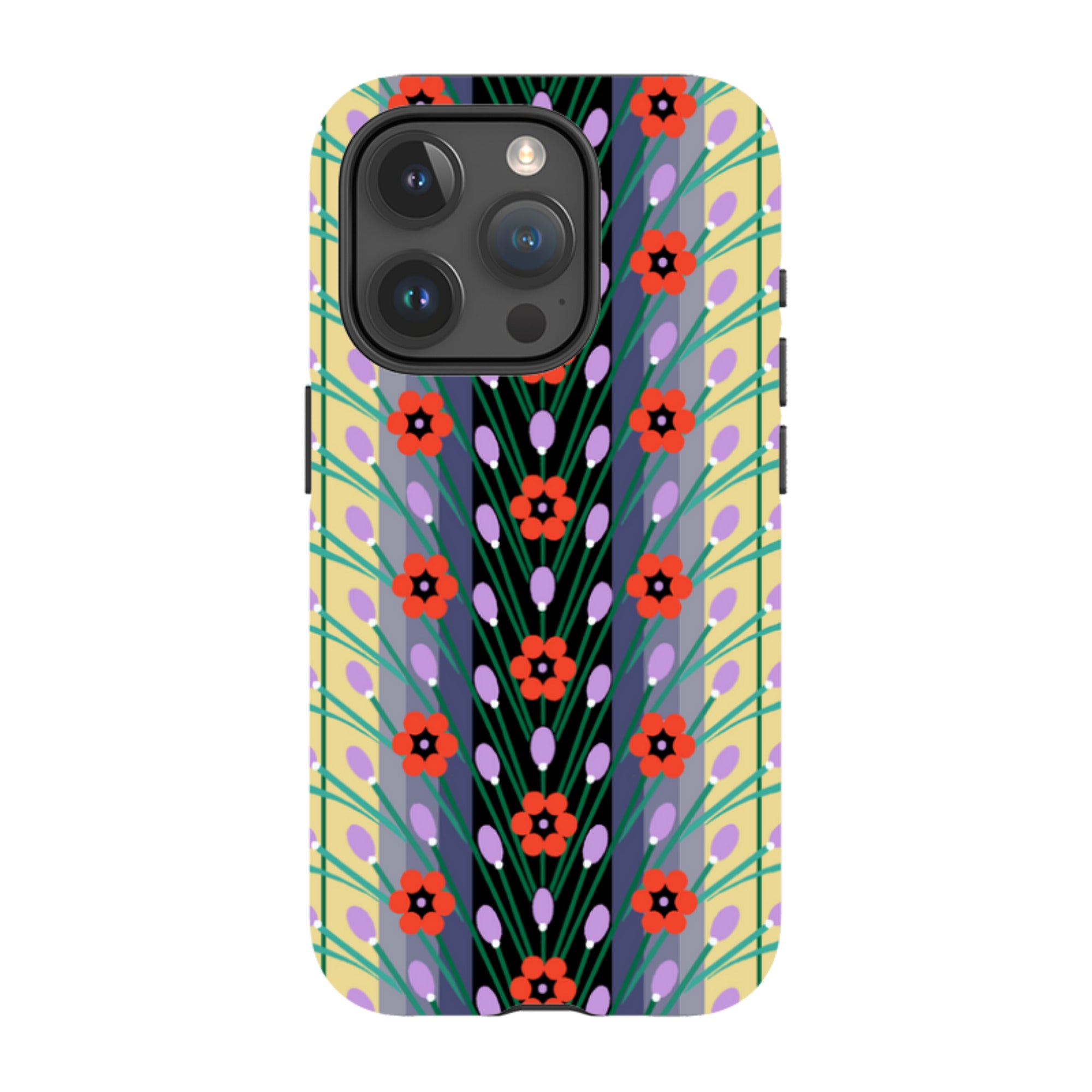 iPhone MagSafe Tough Case - Lavender Yellow By Cressida Bell