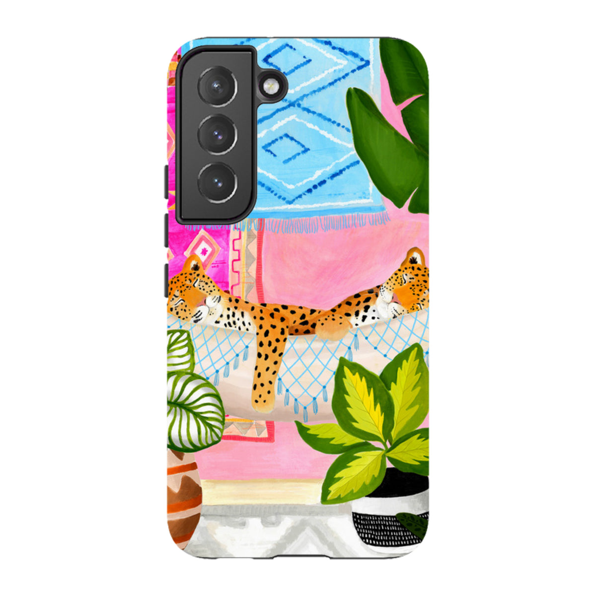 Samsung Tough Case - Leopards In Hammock By Bex Parkin