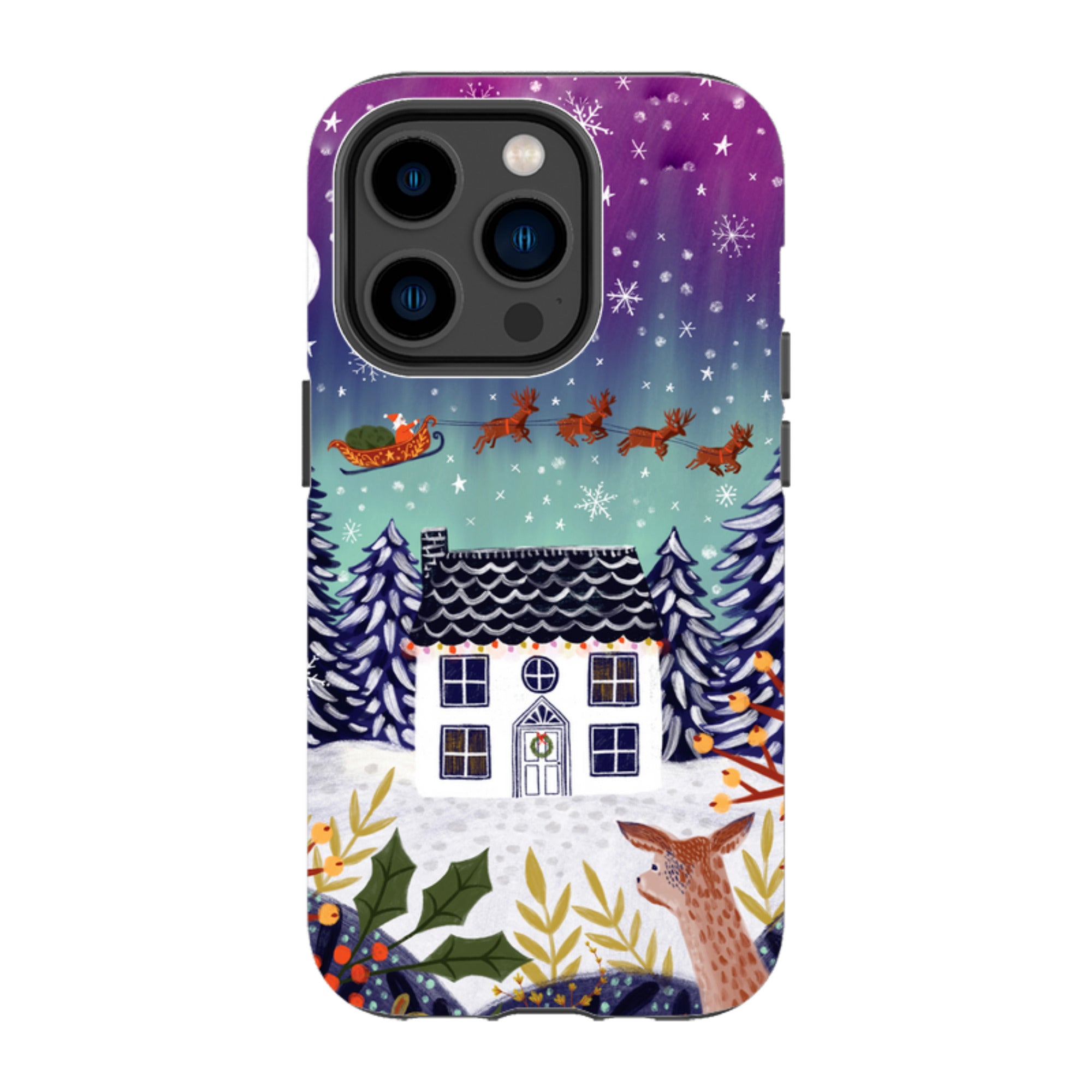 iPhone Tough Case - Night Before Christmas By Lee Foster Wilson