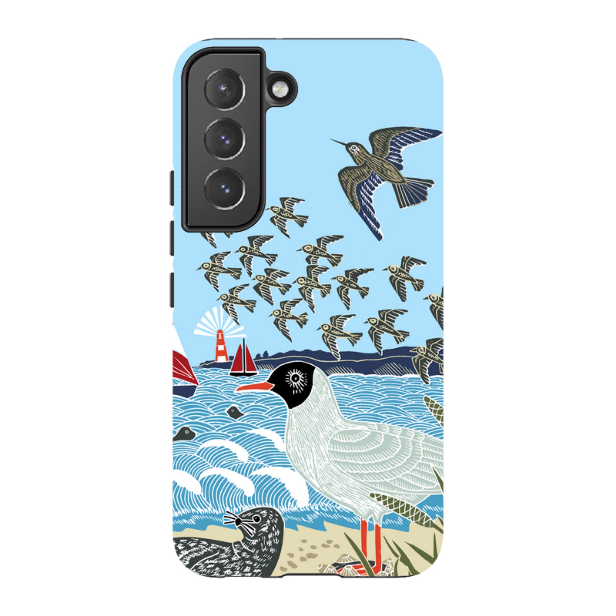 Samsung Tough  Case - Seagulls And Seals By Kate heiss