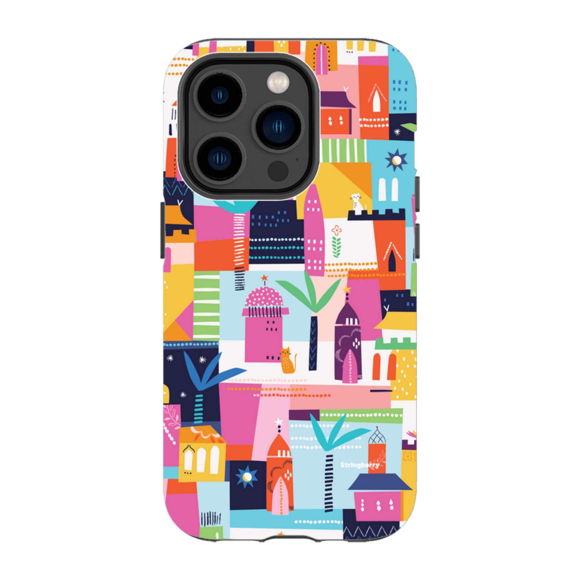 iPhone Tough Case - Houses By Ali Brookes