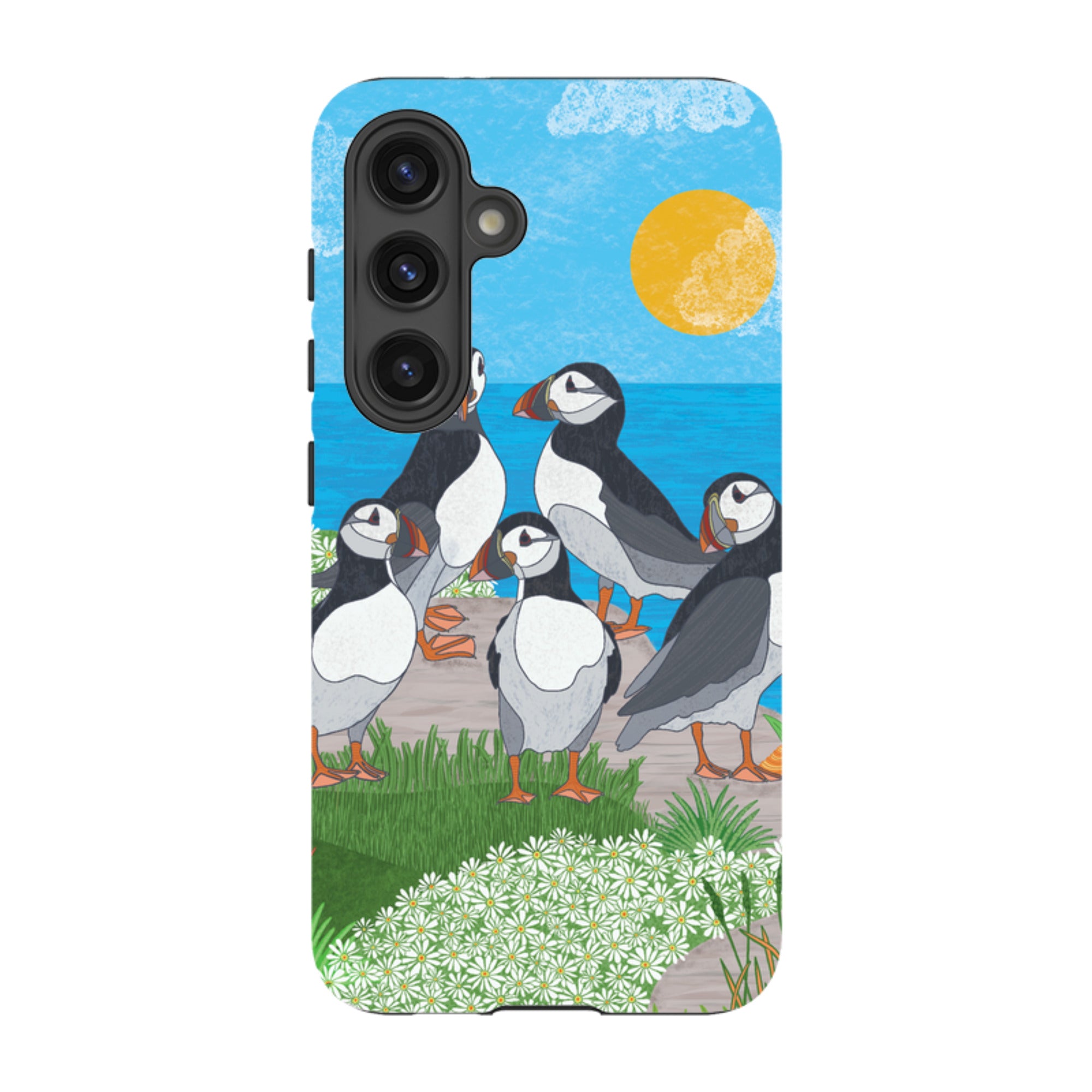 Samsung Tough Case - Puffins By Natalie Pedetti Prack