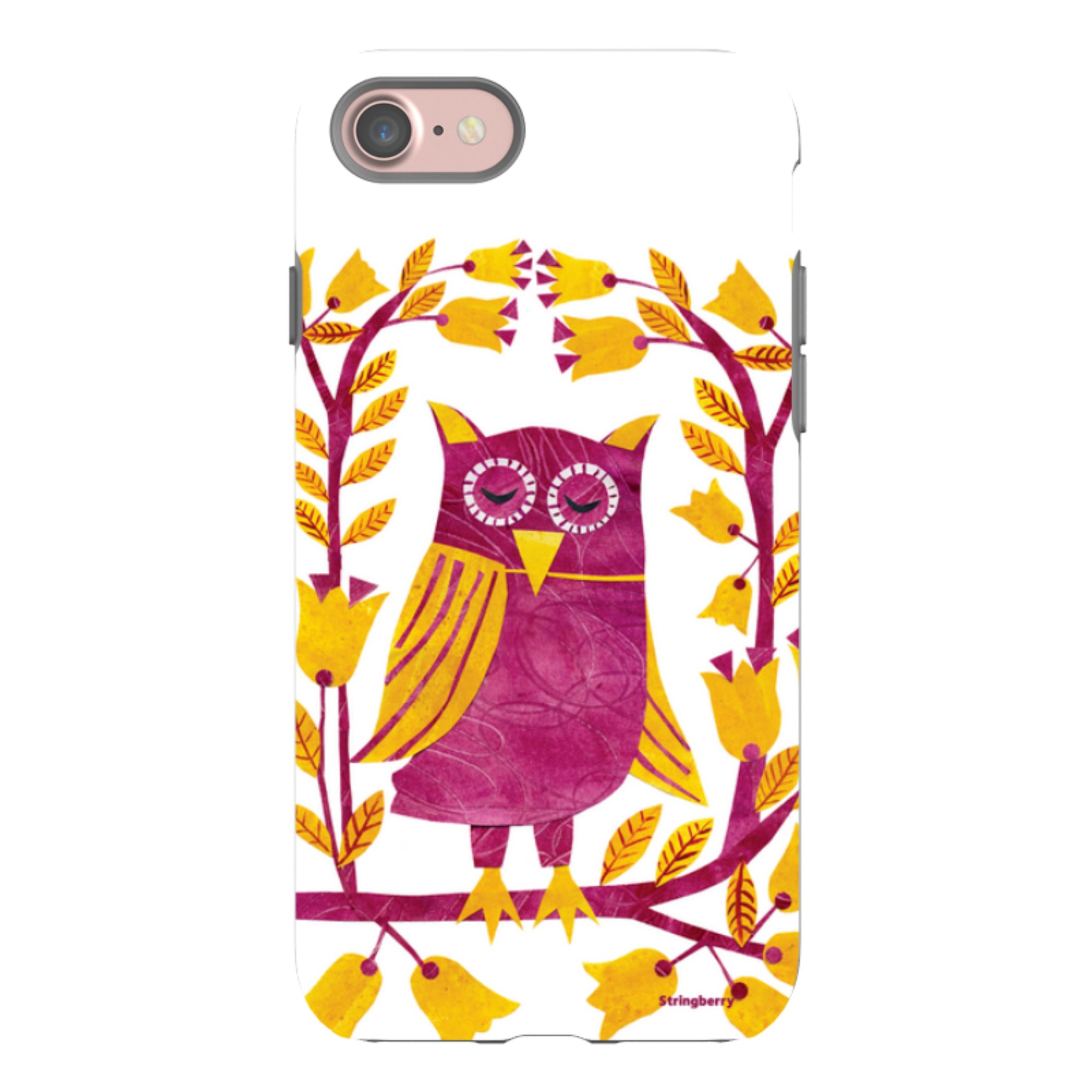 iPhone Tough Case - Folk Owl By Tracey English