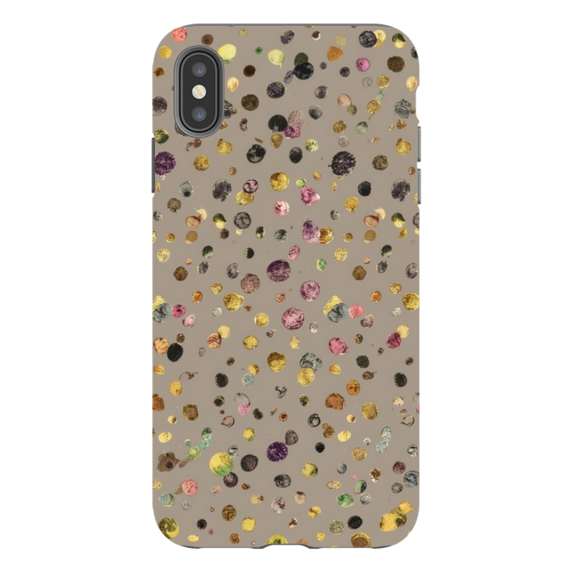 iPhone Case - Grey Polka