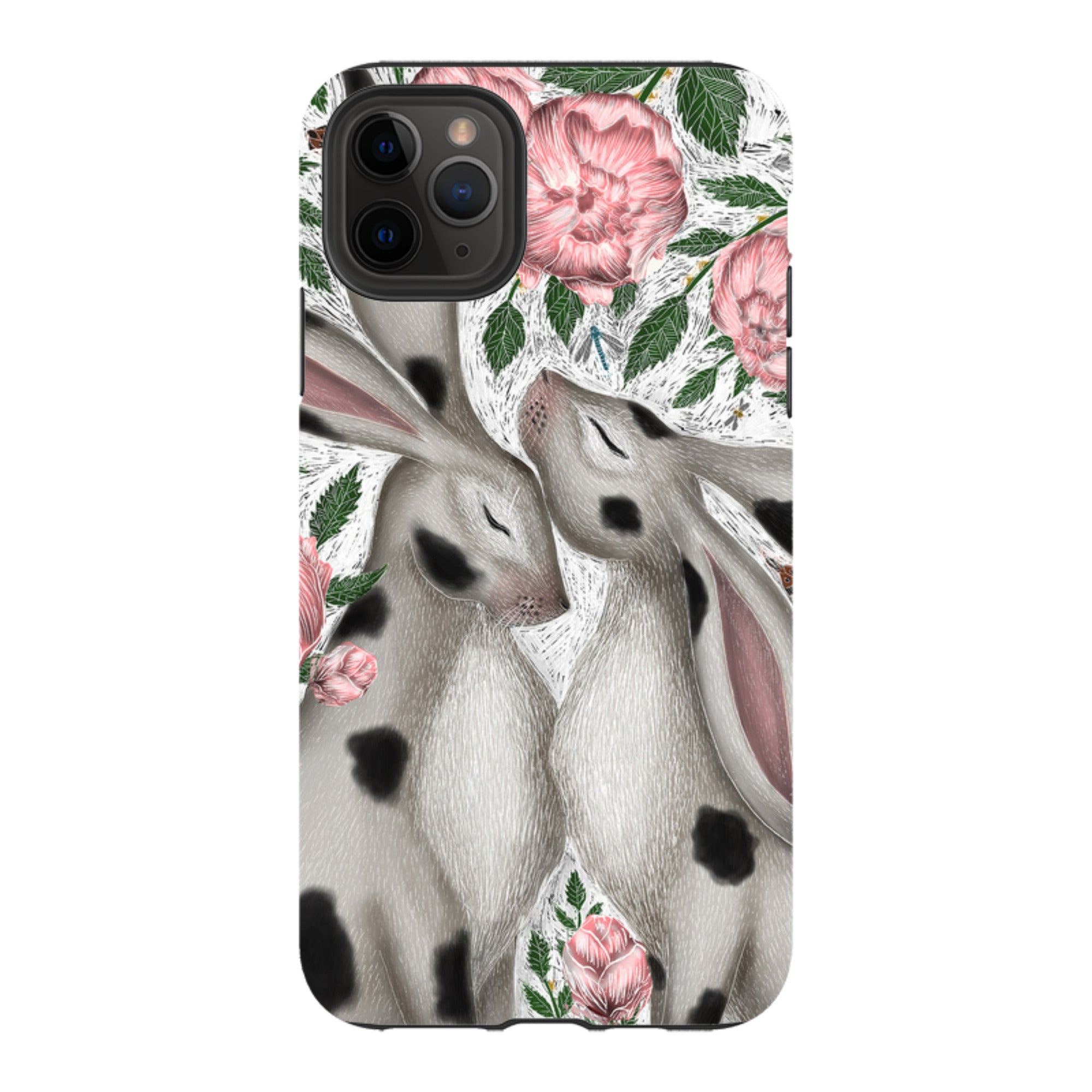 iPhone Tough Case - Hares And Peonies By Catherine Rowe