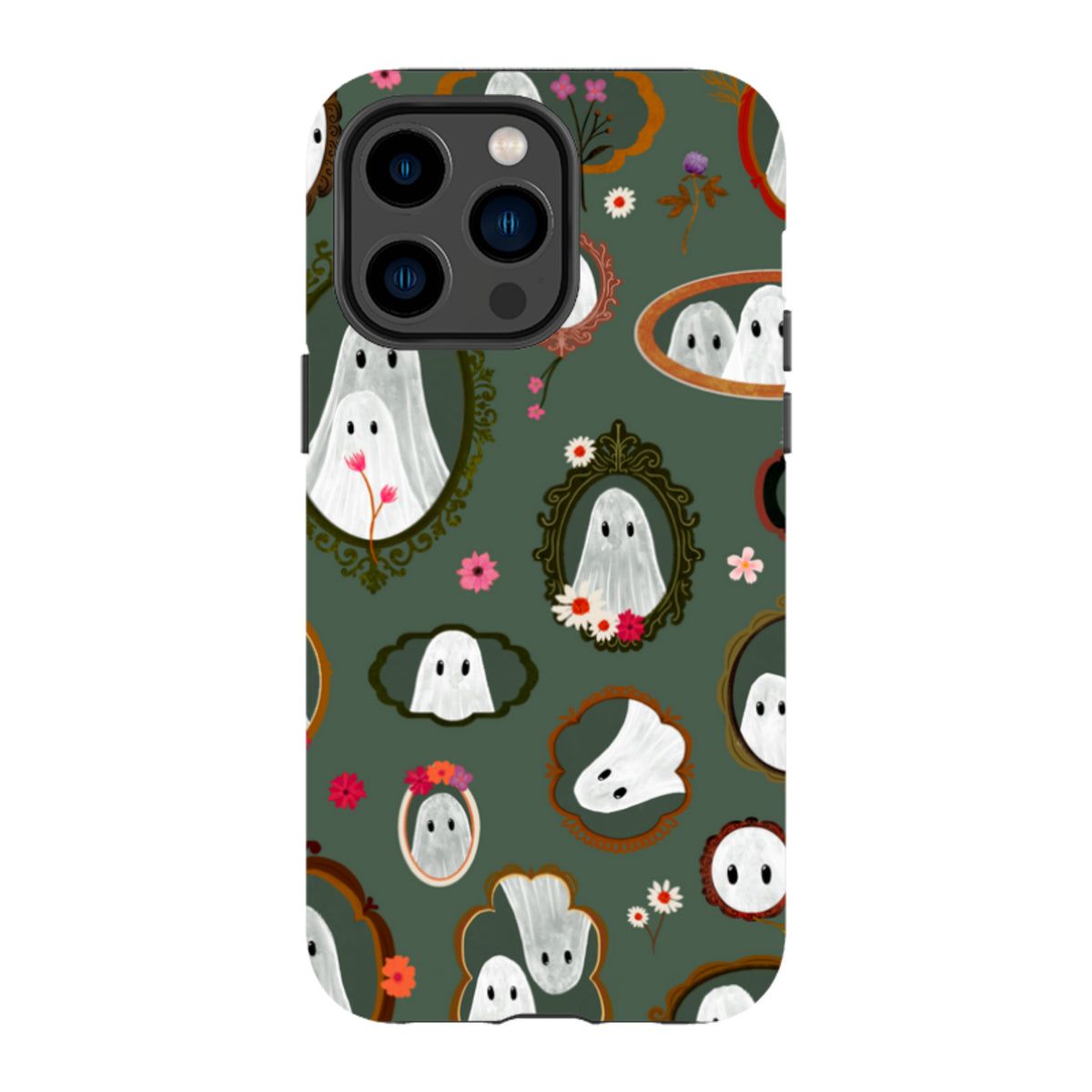 iPhone Tough Case - Framed Ghosts - Pine By Katherine Quinn