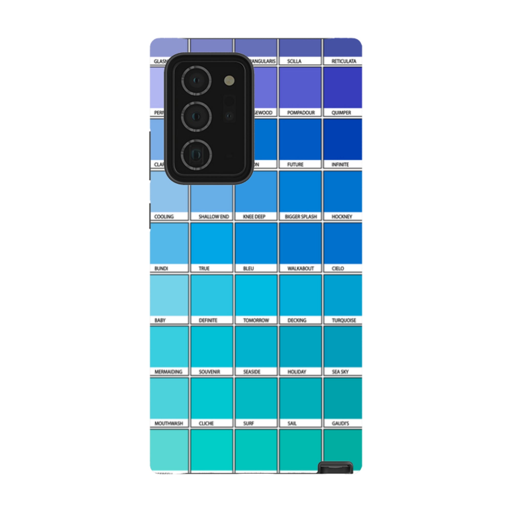 Samsung Tough Case - Blue Chromology By Kitty Joseph